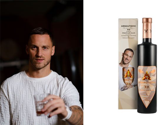 Marko Arnautovic hat nun auch einen Premium Rum herausgebracht Marko Arnautovic hat nun auch einen Premium Rum herausgebracht