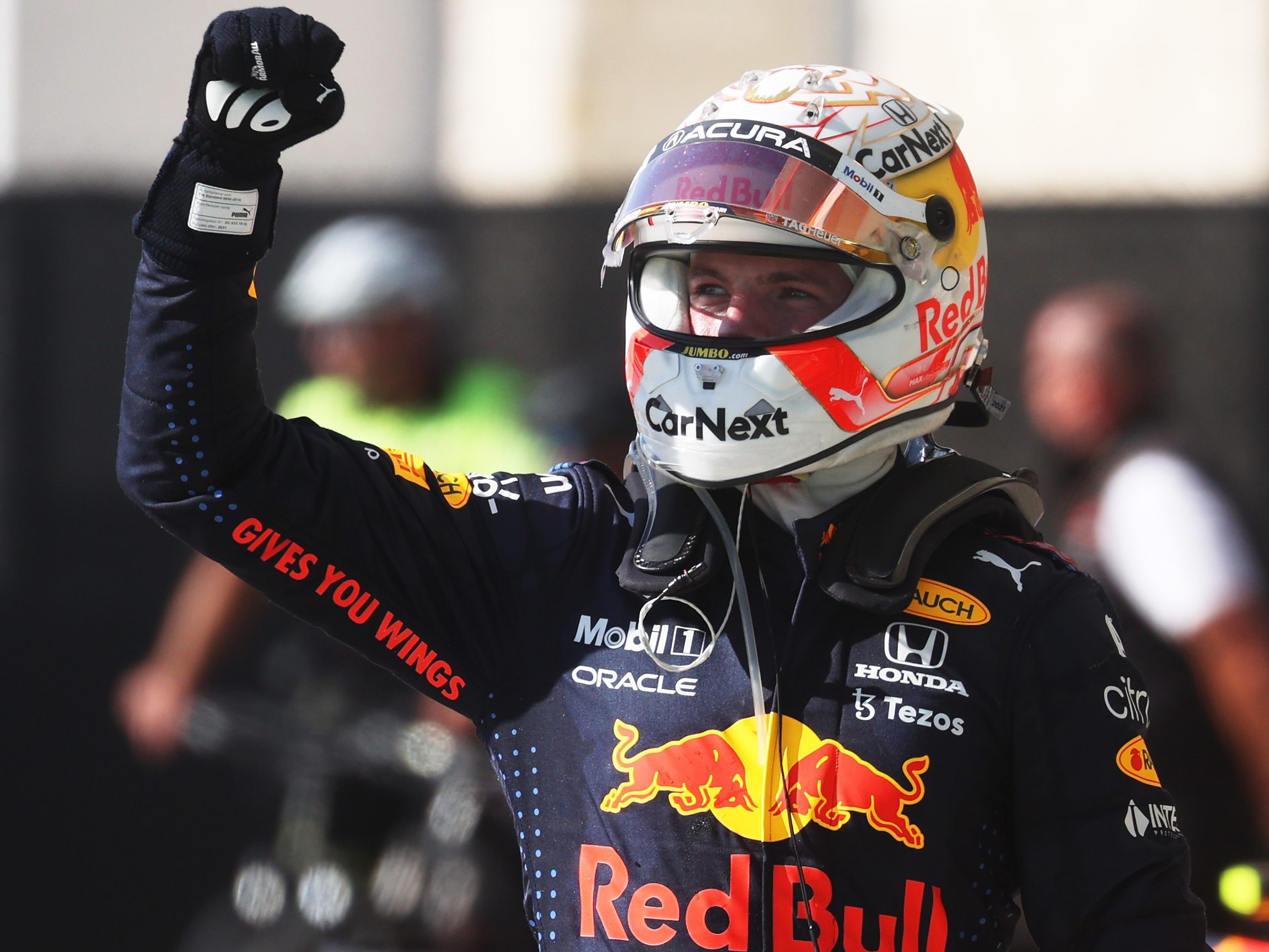 Der Sieger, Max Verstappen aus den Niederlanden.