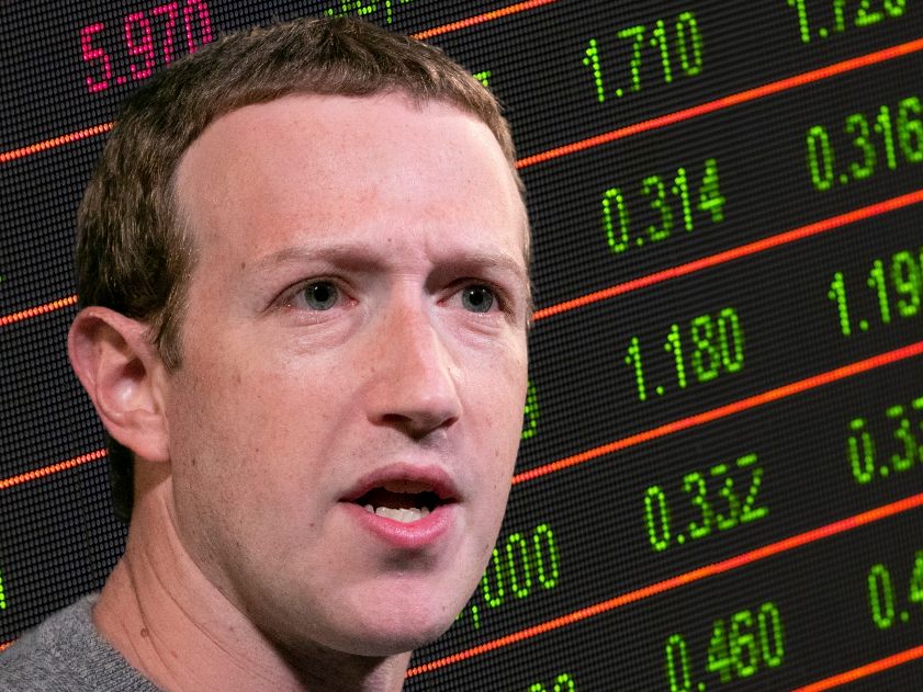 Facebook-Aktien verloren an der Börse an Wert.