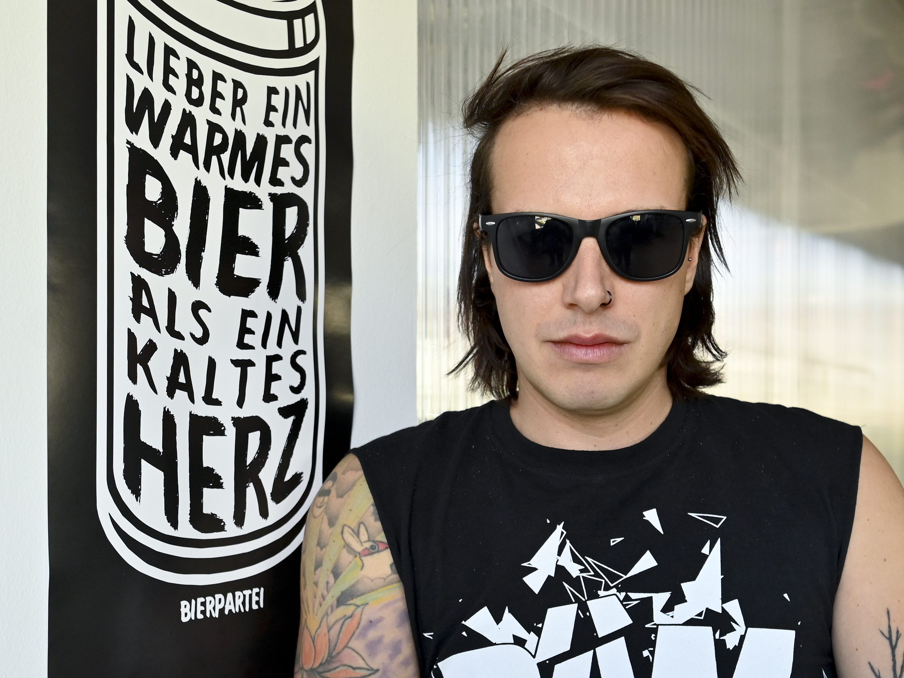 Marco Pogo im Interview. Marco Pogo im Interview.