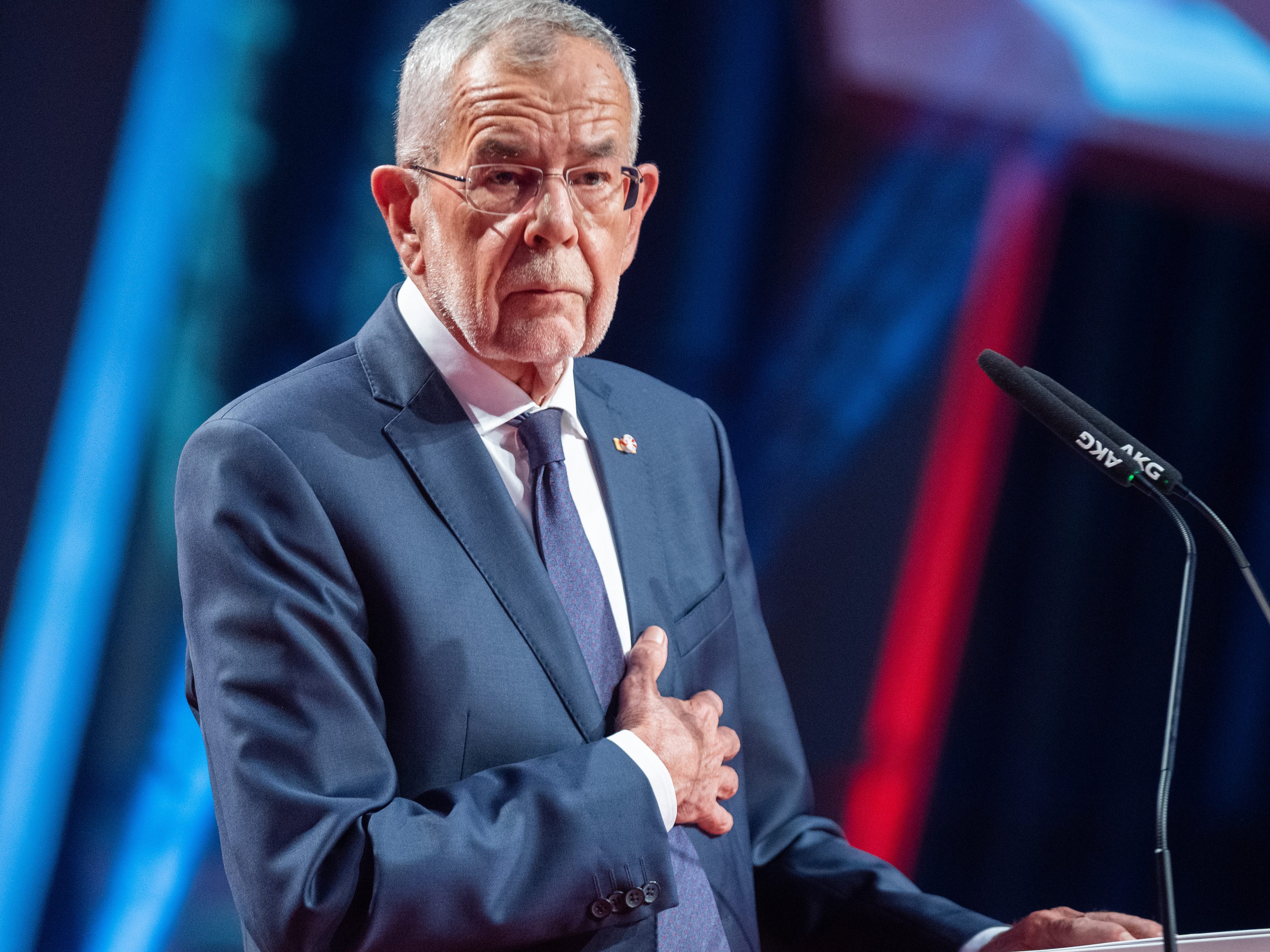 Der Bundespräsident gibt heute ein Statement zur aktuellen Situation.