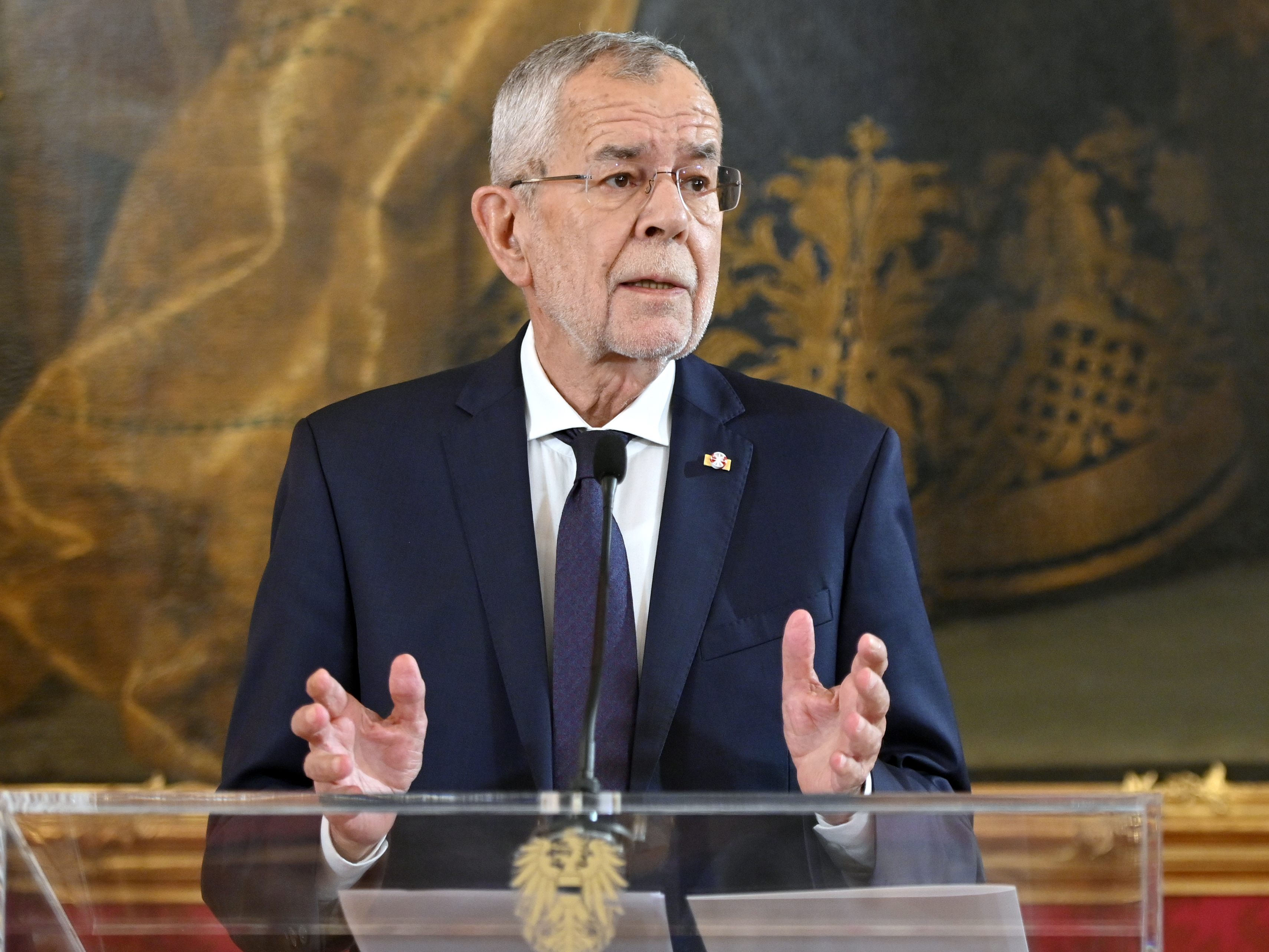 LIVE-Stream zu den Pressekonferenzen von Kogler und Van der Bellen.