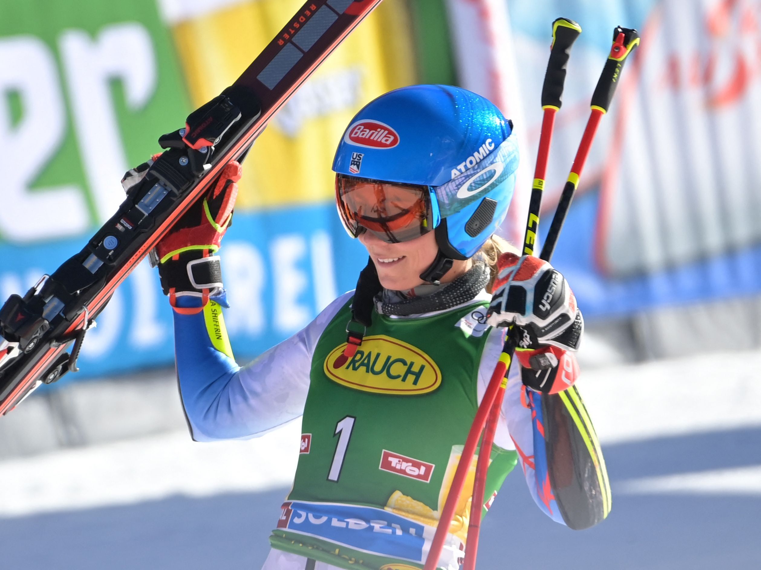Mikaela Shiffrin hat das erste Saisonrennen für sich entschieden. Mikaela Shiffrin hat das erste Saisonrennen für sich entschieden.