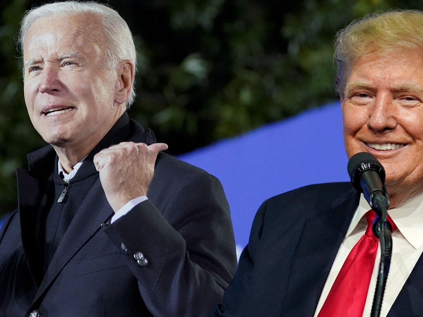 Biden kritisierte Trumps Äußerungen zum Tod von Colin Powell. Biden kritisierte Trumps Äußerungen zum Tod von Colin Powell.
