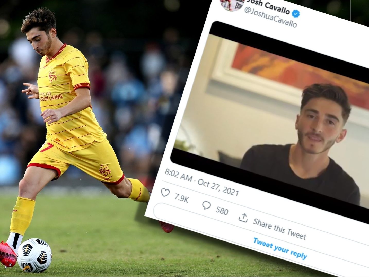 Cavallo's Klub und die Liga hätten mit unterstützenden Kommentaren reagiert. Cavallo's Klub und die Liga hätten mit unterstützenden Kommentaren reagiert.