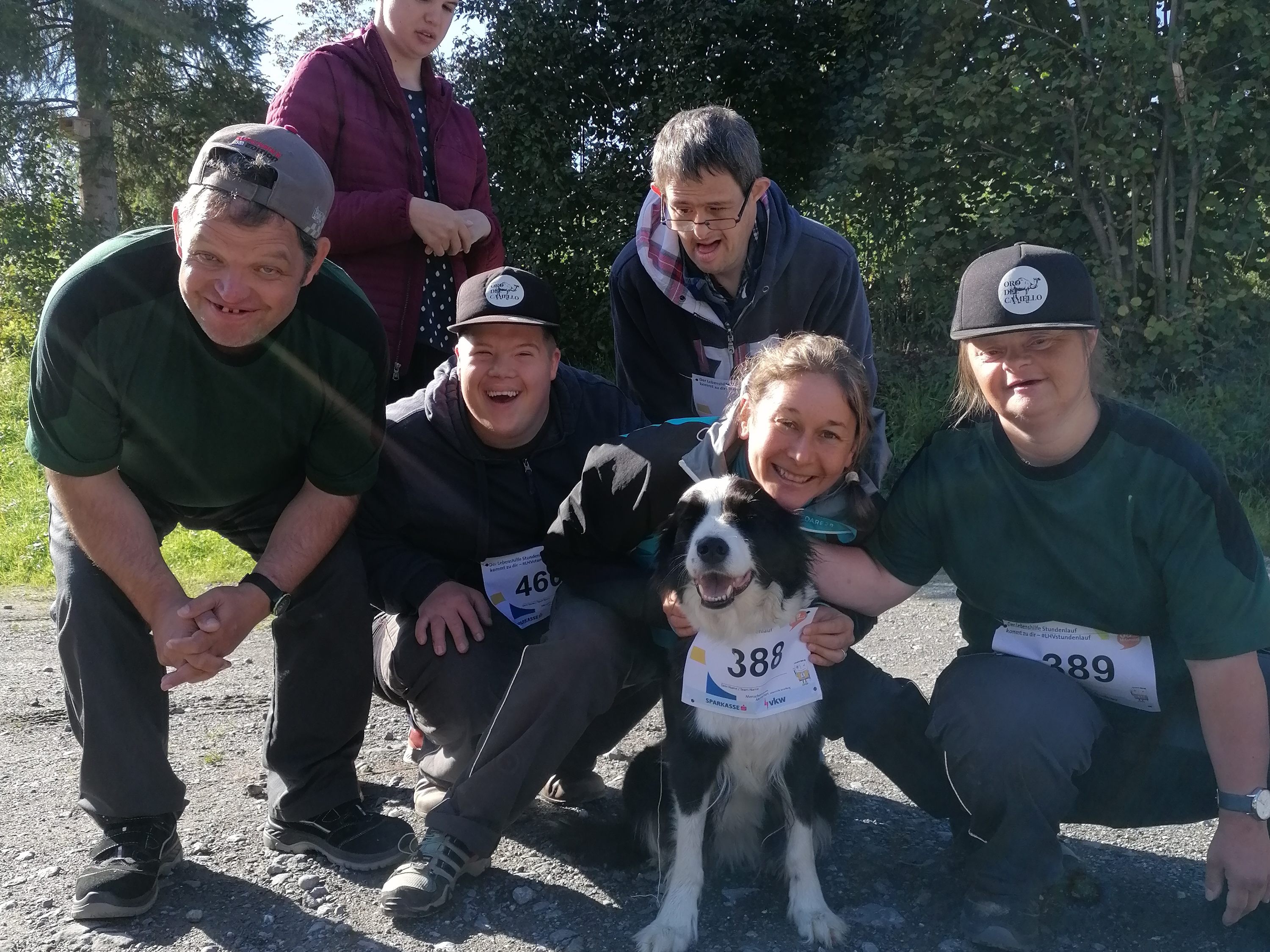 Das Team Gutshof Heidensand machte sich in Lustenau auf den Weg.