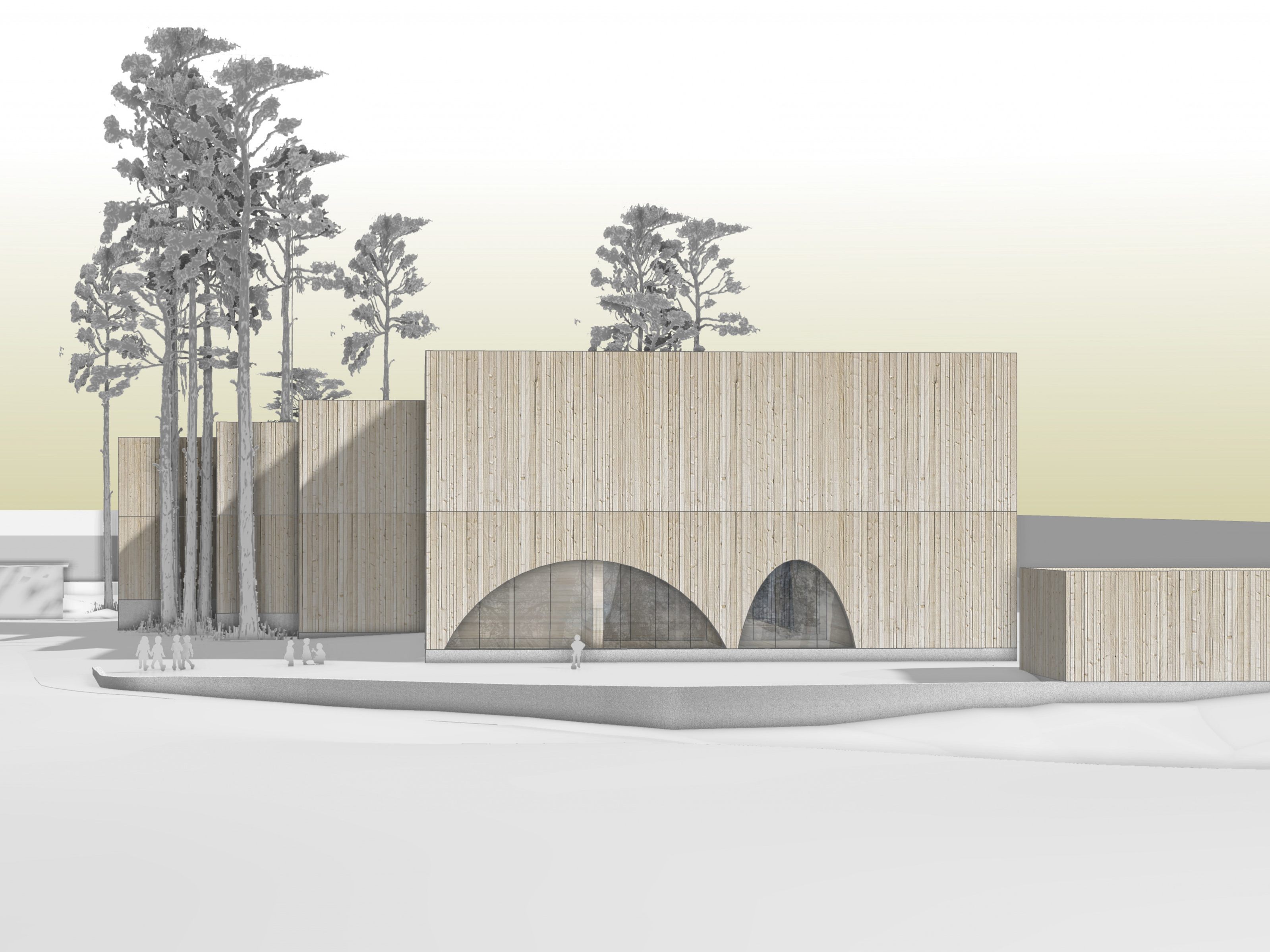 Das Siegerprojekt des Architekturwettbewerbes wird umgesetzt. Das Siegerprojekt des Architekturwettbewerbes wird umgesetzt.
