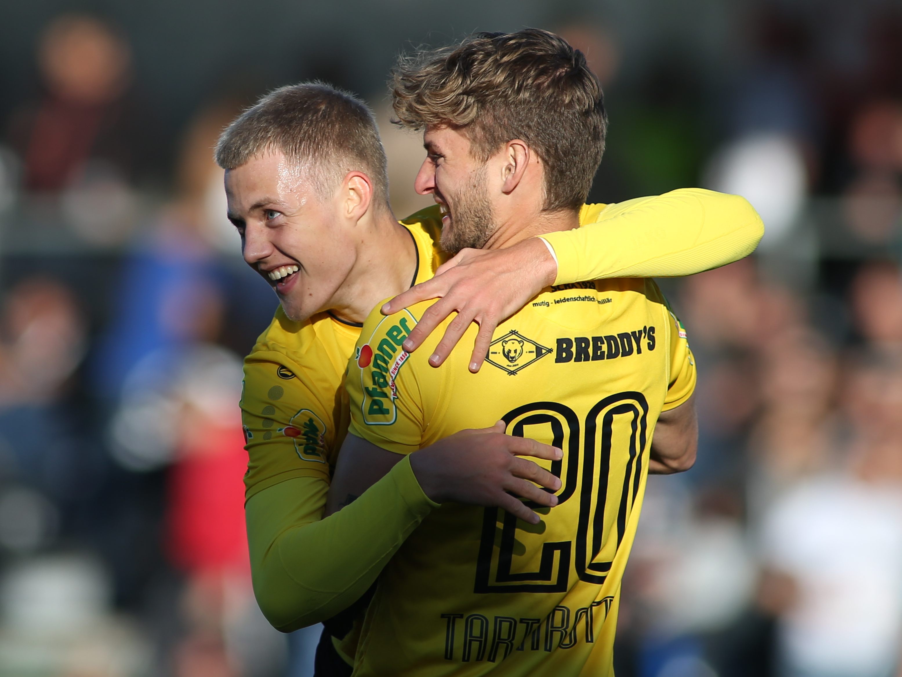Noah Bischof traf in der 83. Minuten für Altach. Noah Bischof traf in der 83. Minuten für Altach.