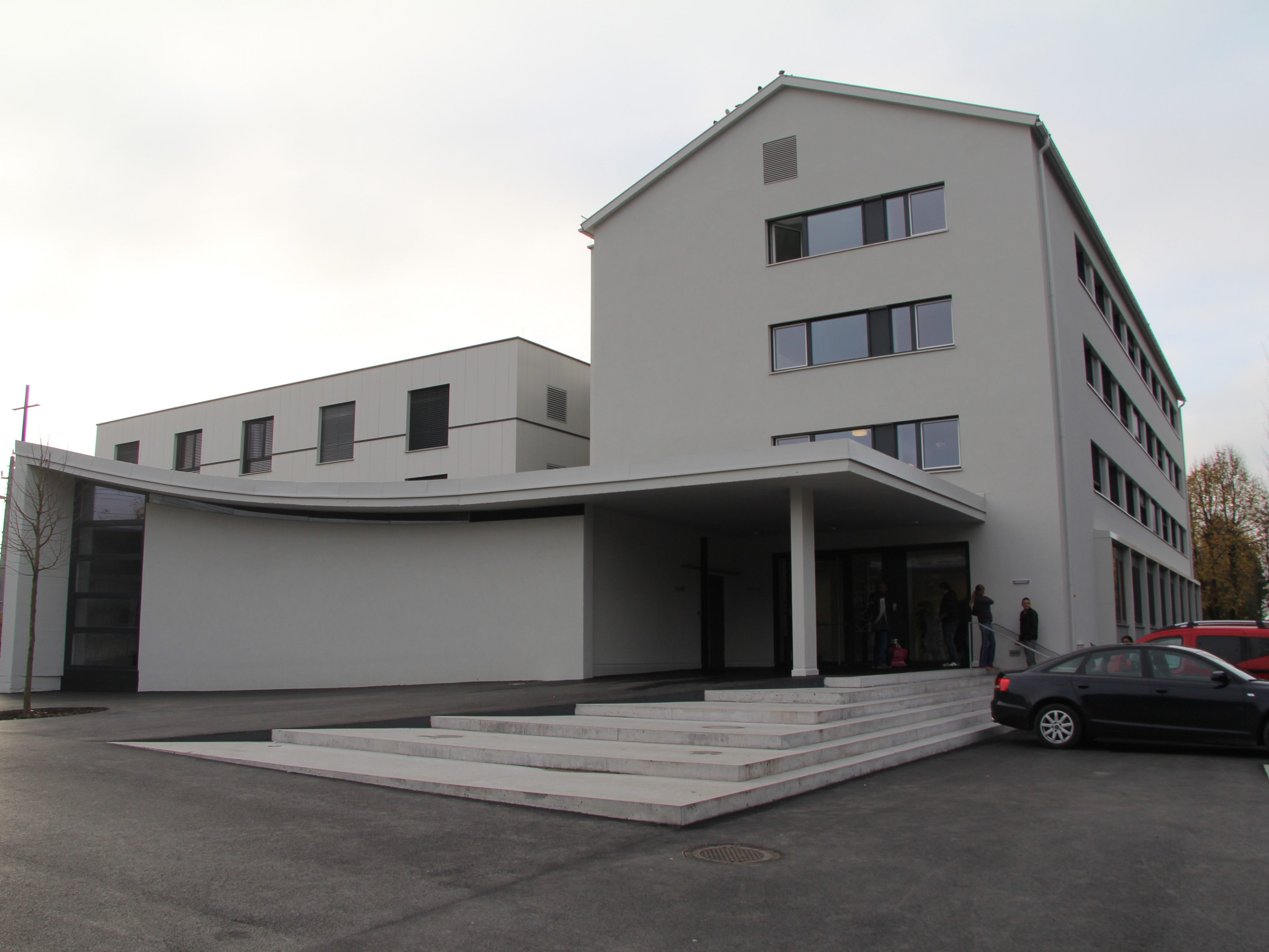 Das Kaplan Bonetti Haus in Dornbirn. Das Kaplan Bonetti Haus in Dornbirn.