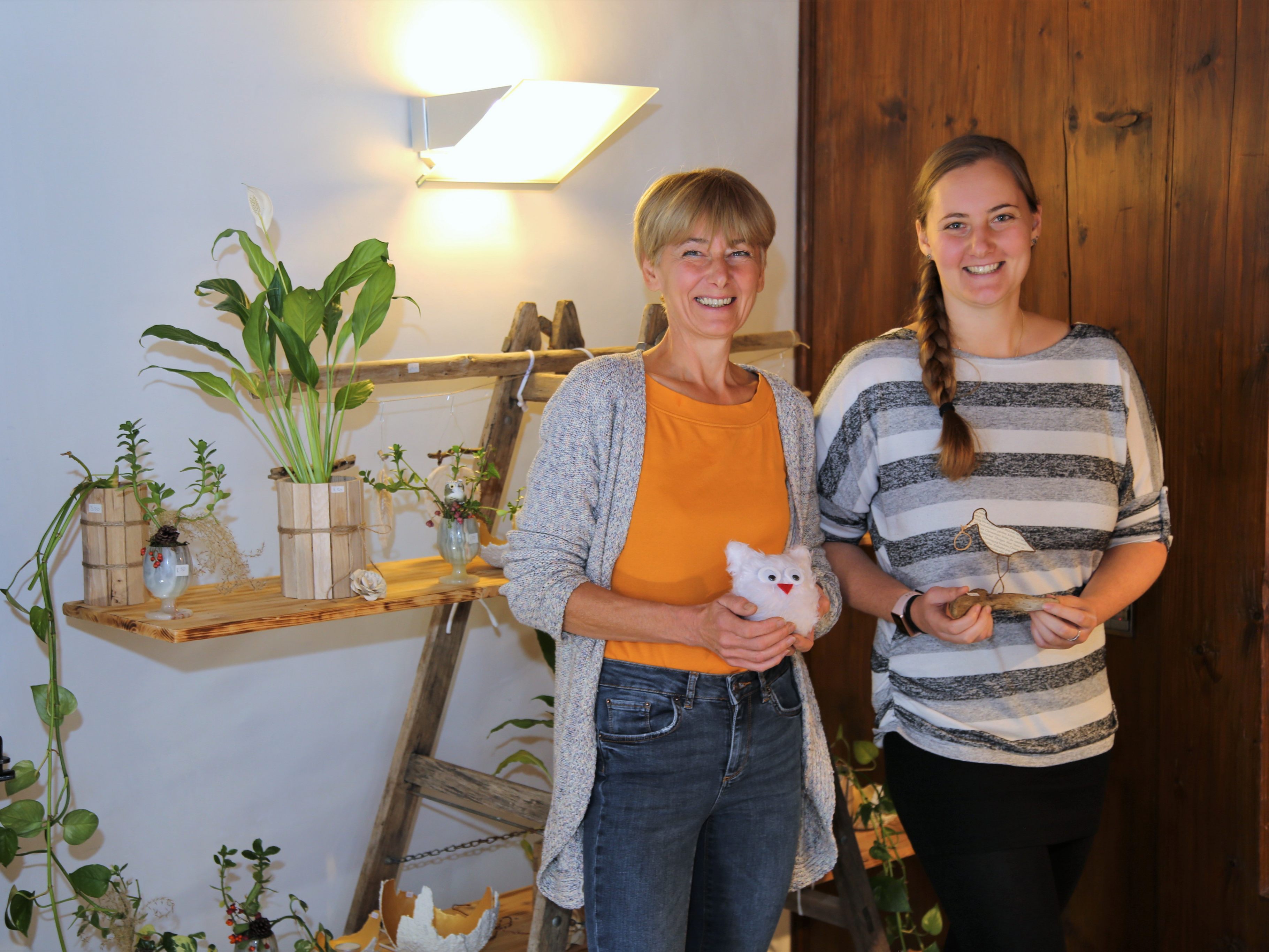 Alexandra Daniel und Andrea Sandri waren Aussteller beim Markt.