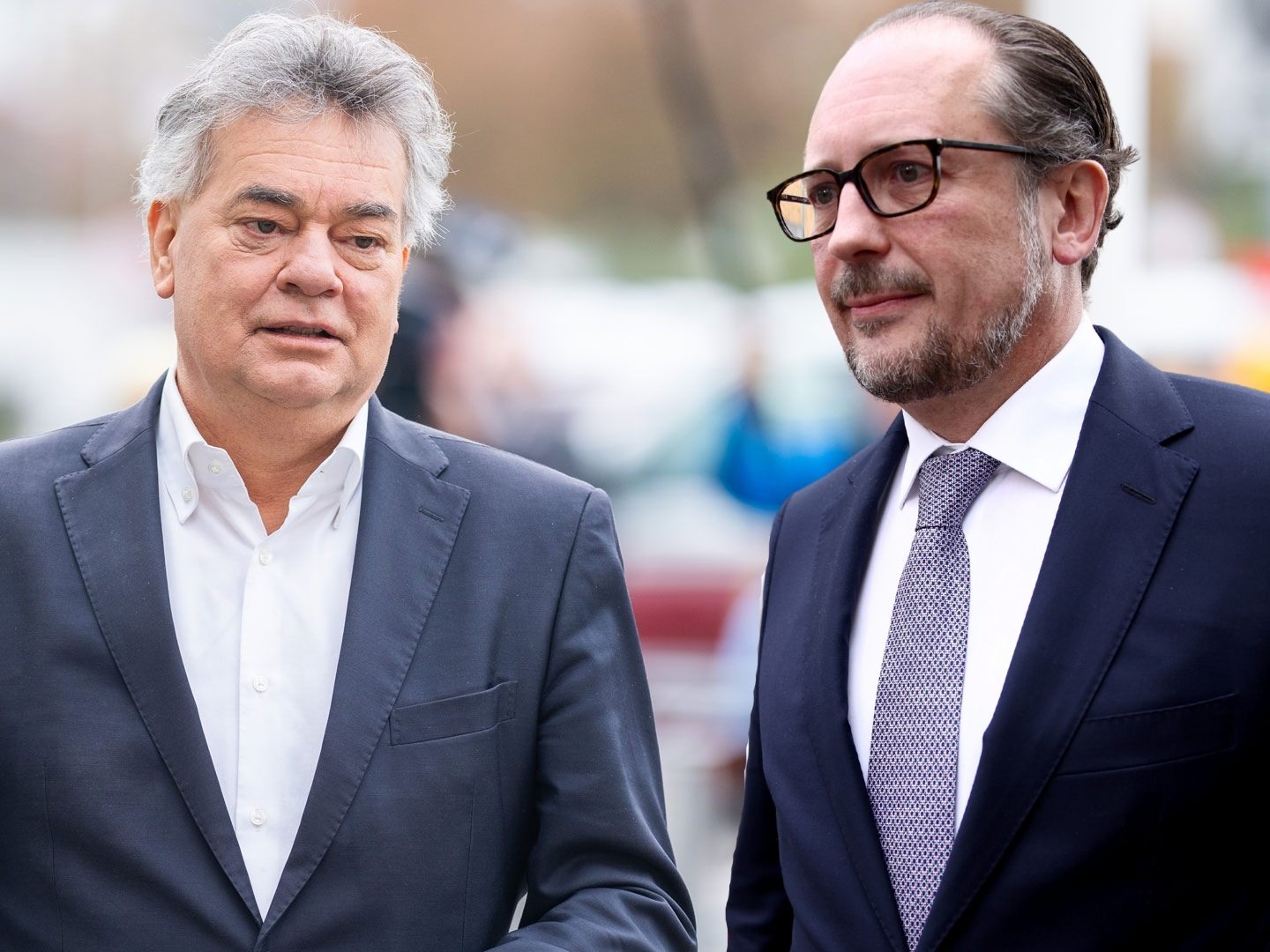 Neuer Kanzler Schallenberg (r.) von Avancement überrascht - Kogler (l.) optimistisch