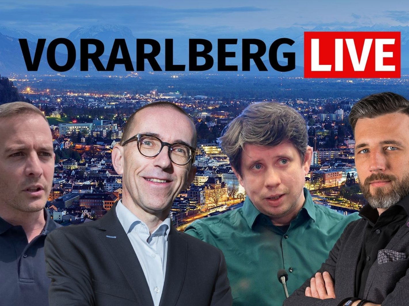 Peter Klimek, Walter Schmolly und Sebastian Helbock zu Gast bei "Vorarlberg LIVE".