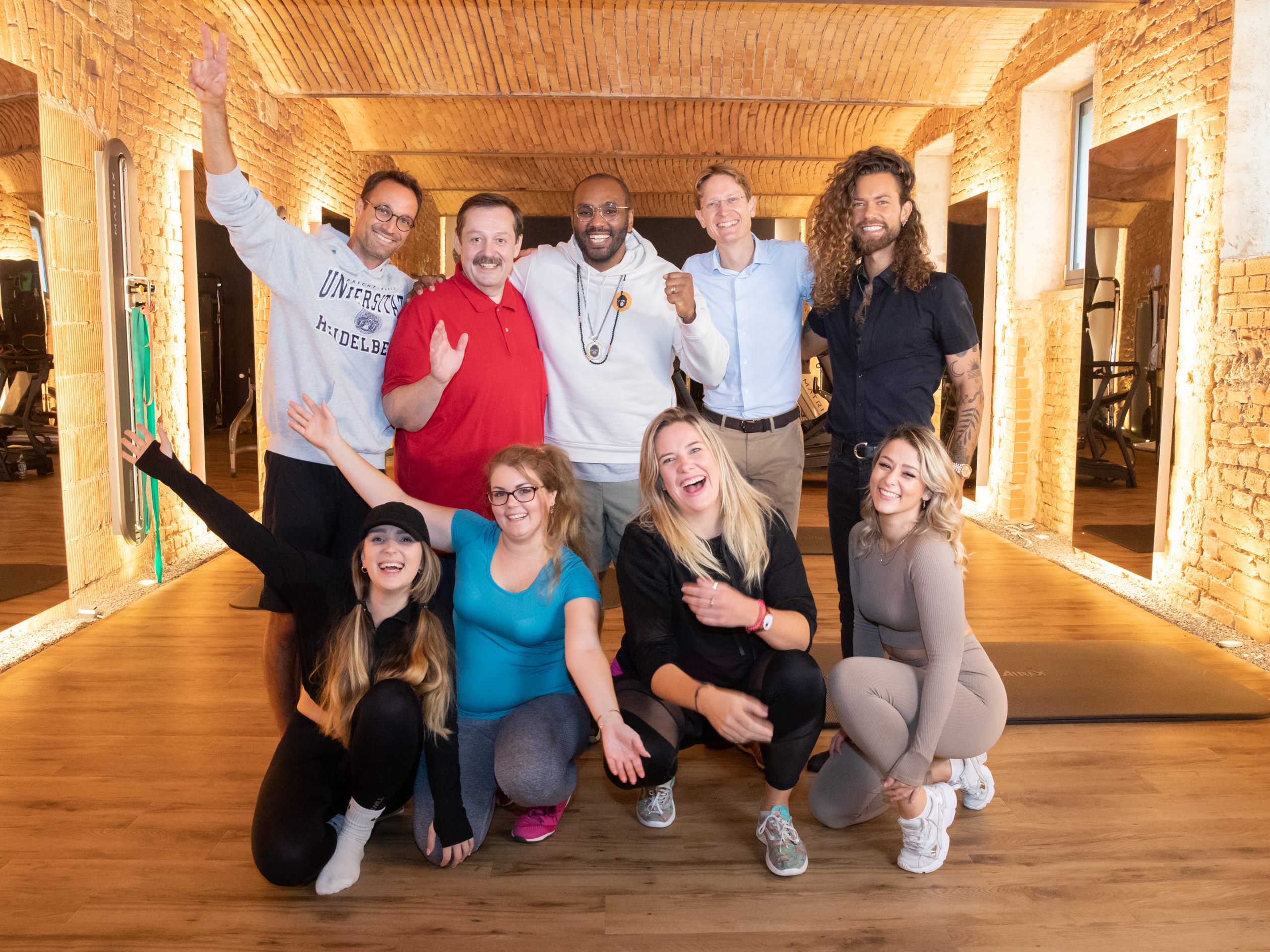 Beim gemeinsamen Training machte man auf das Thema Adipositas aufmerksam.