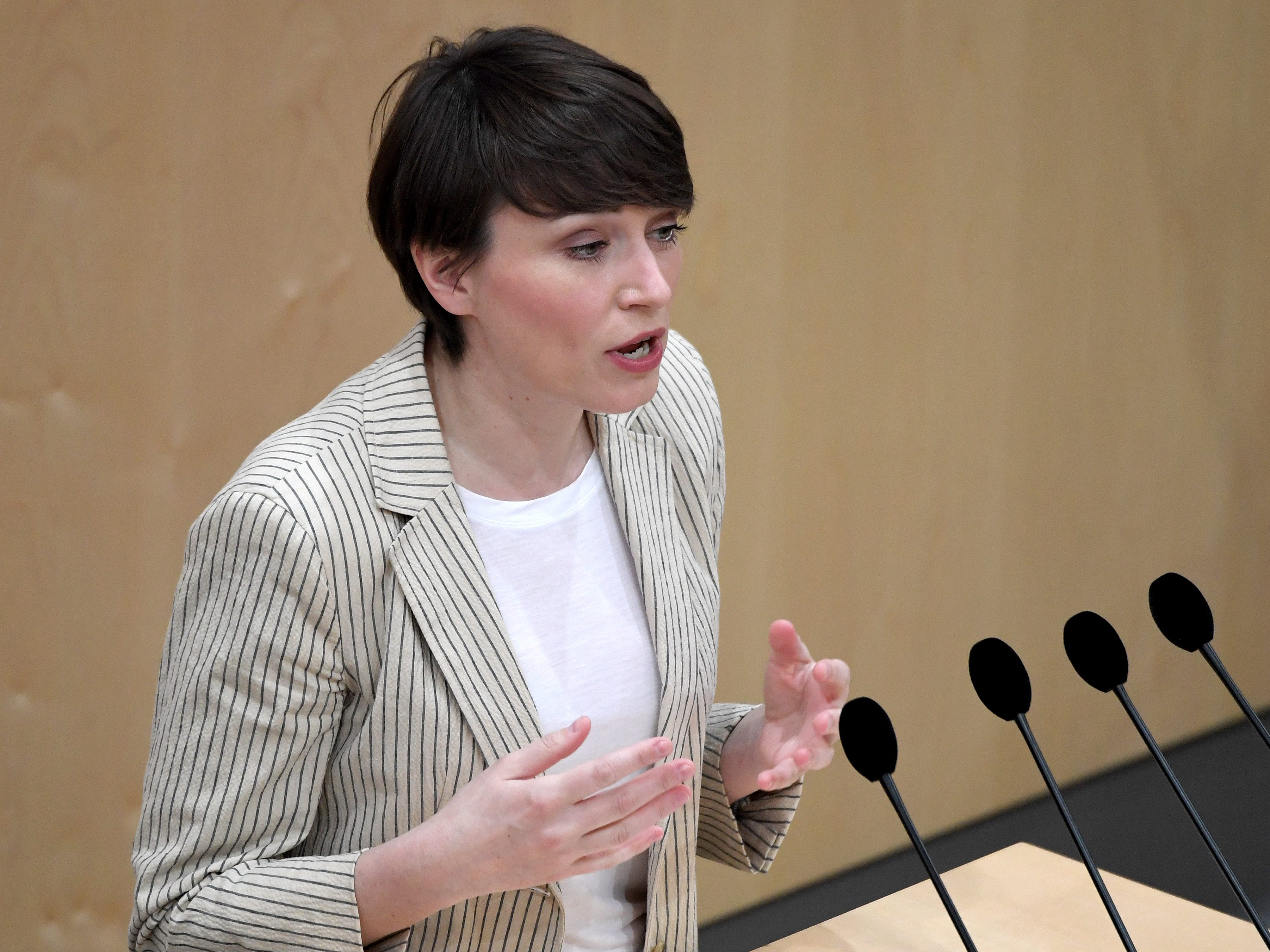 Grüne Klubchefin Maurer schließt Kurz-Rückkehr ins Kanzleramt aus