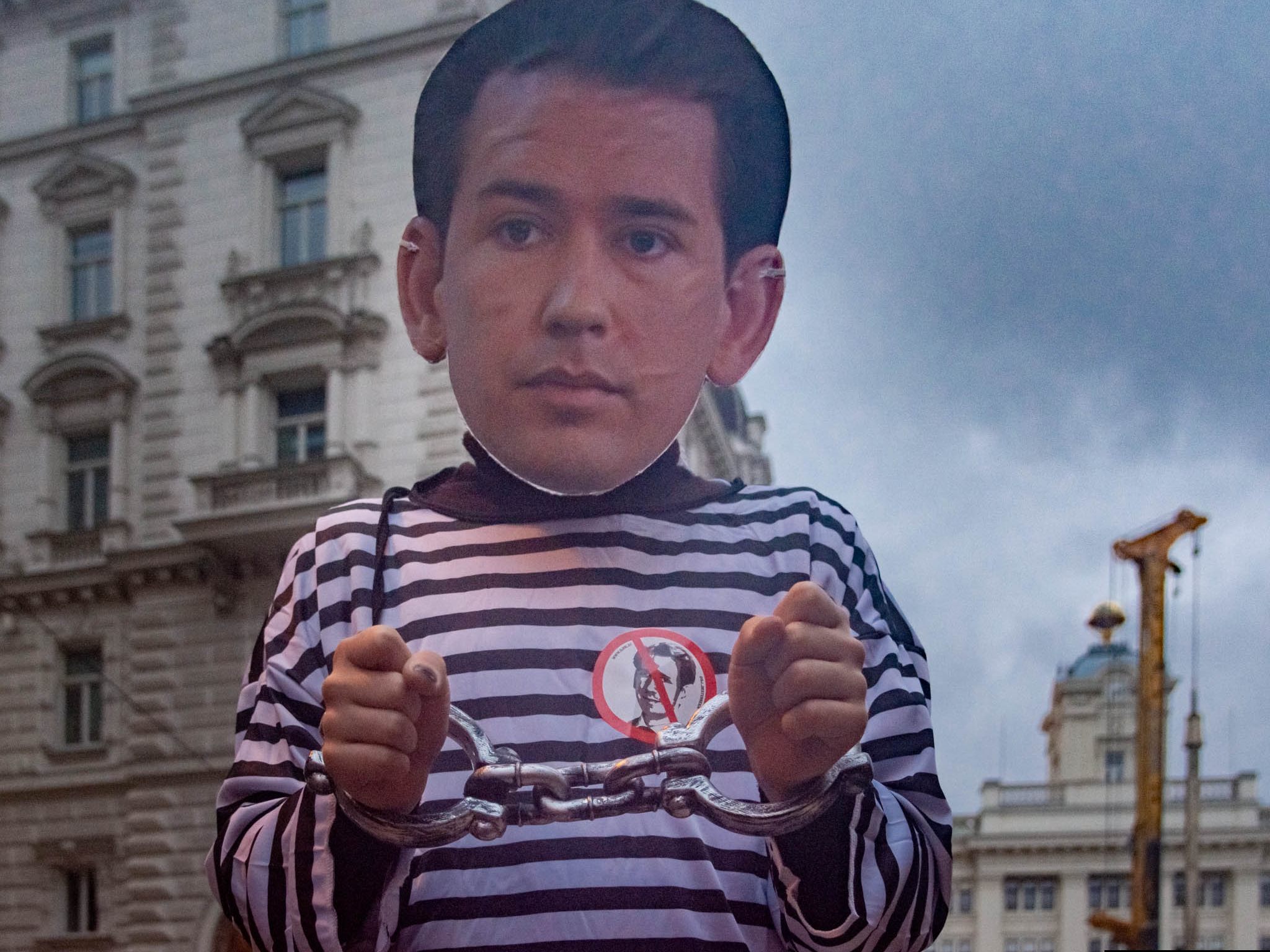 Kundgebung der SJOe -Es reicht - Kurz muss gehen! am 07.10.2021