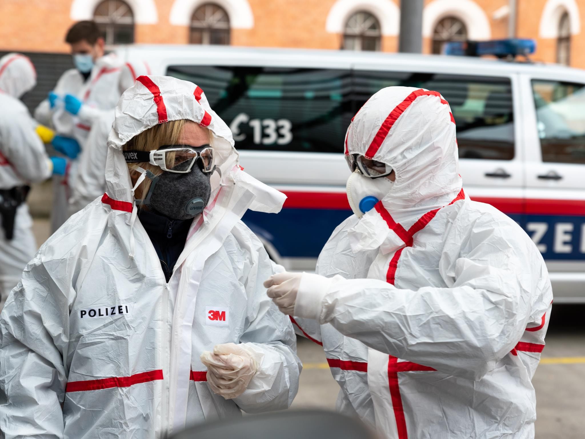 Sondereinheit der Wiener Polizei mit 1.500stem Covid-Einsatz. Sondereinheit der Wiener Polizei mit 1.500stem Covid-Einsatz.