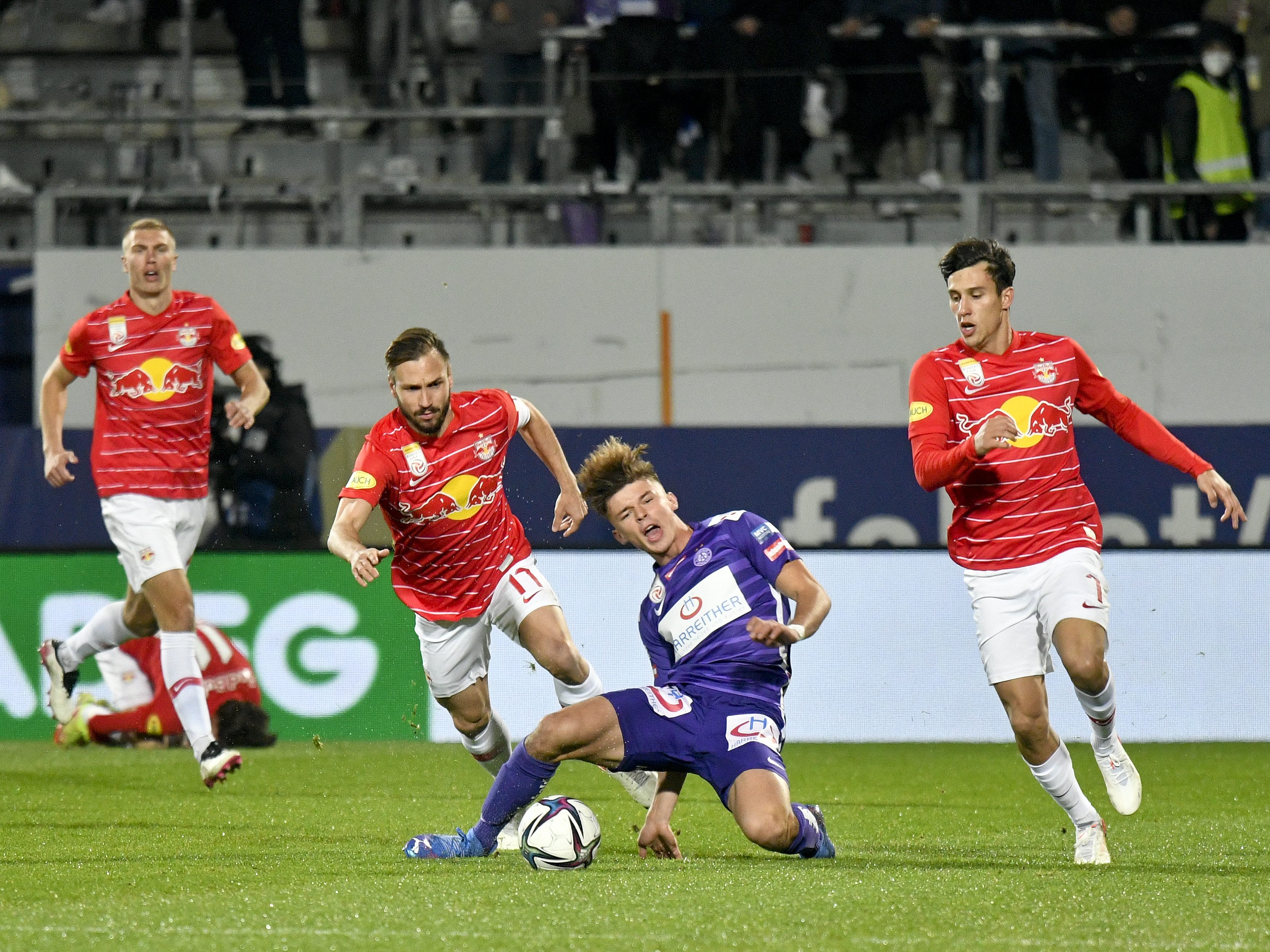 Austria unterlag Red Bull Salzburg mit 0:1. Austria unterlag Red Bull Salzburg mit 0:1.