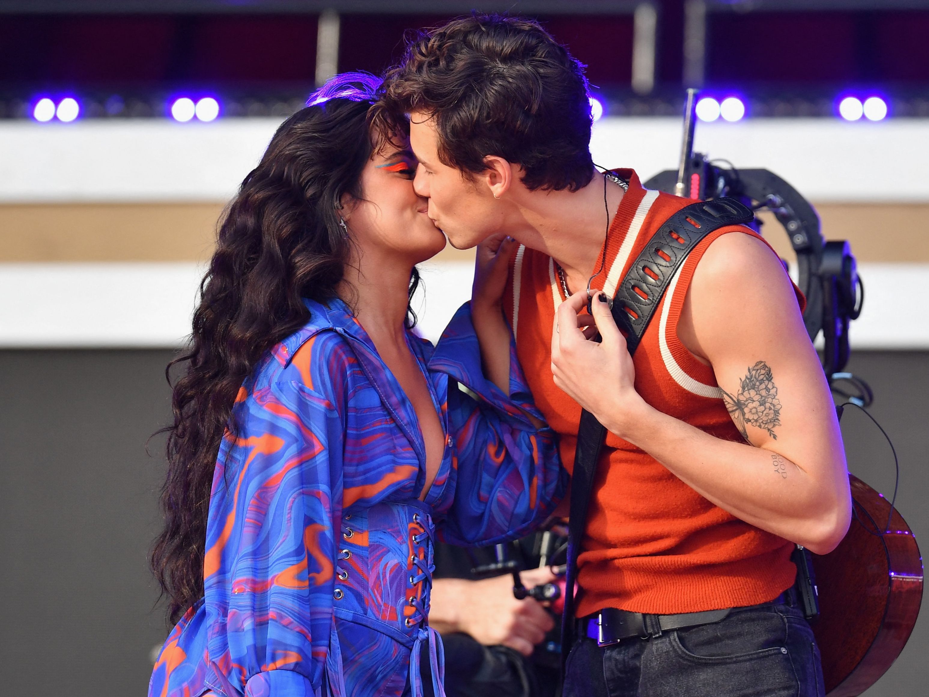 Camila Cabello und Shawn Mendes bei einem Konzert in New York