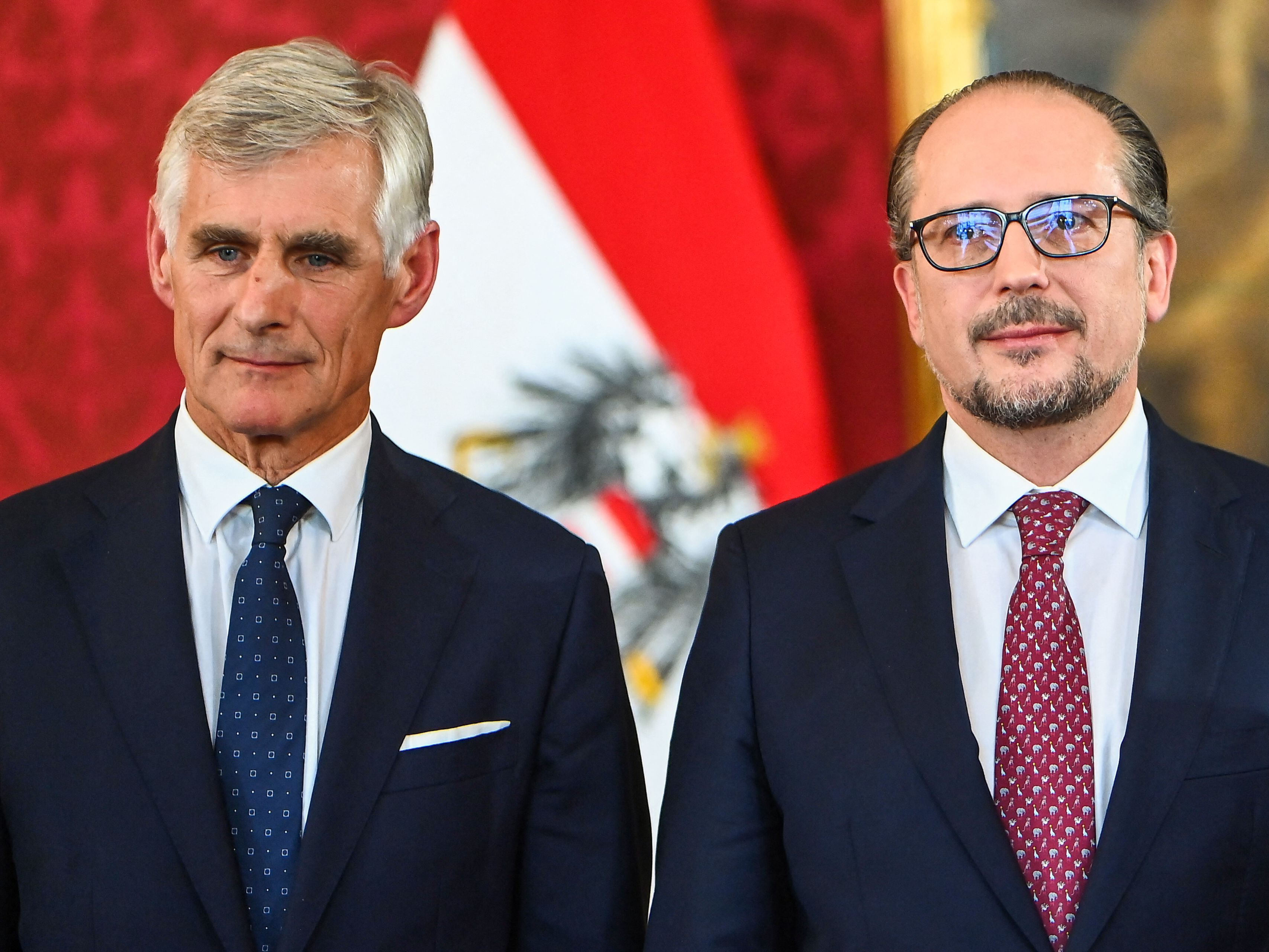 Kanzler Schallenberg und Außenminister Linhart sind bei der internationalen Konferenz zur Zukunft von Belarus.