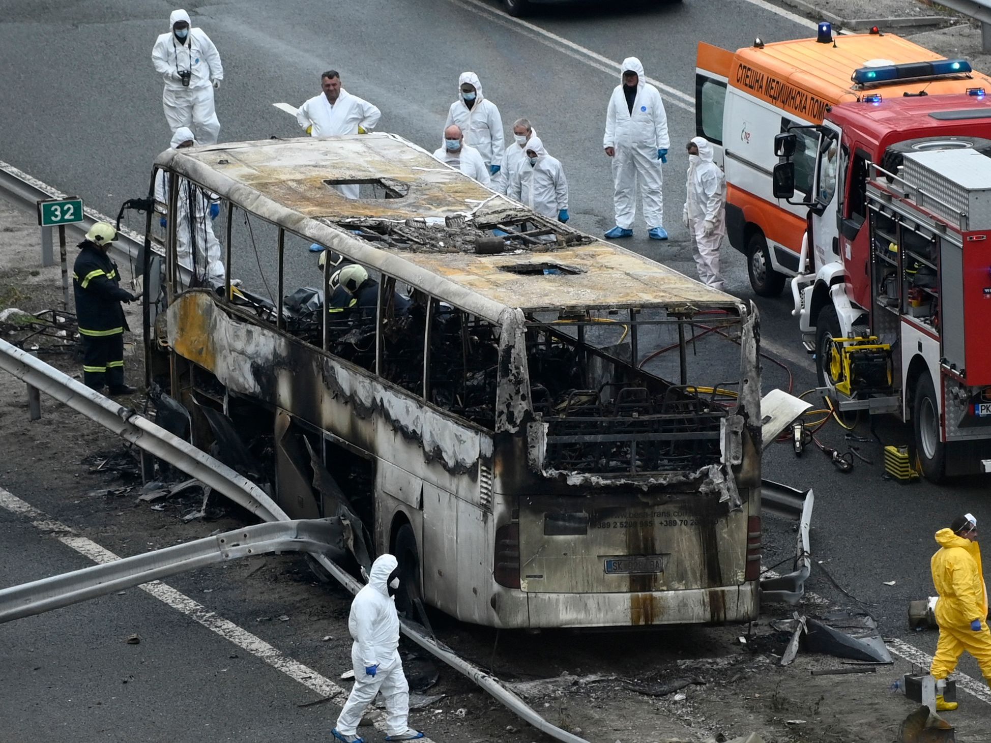 Busunglück in Bulgarien: 46 Tote, darunter mehrere Kinder.