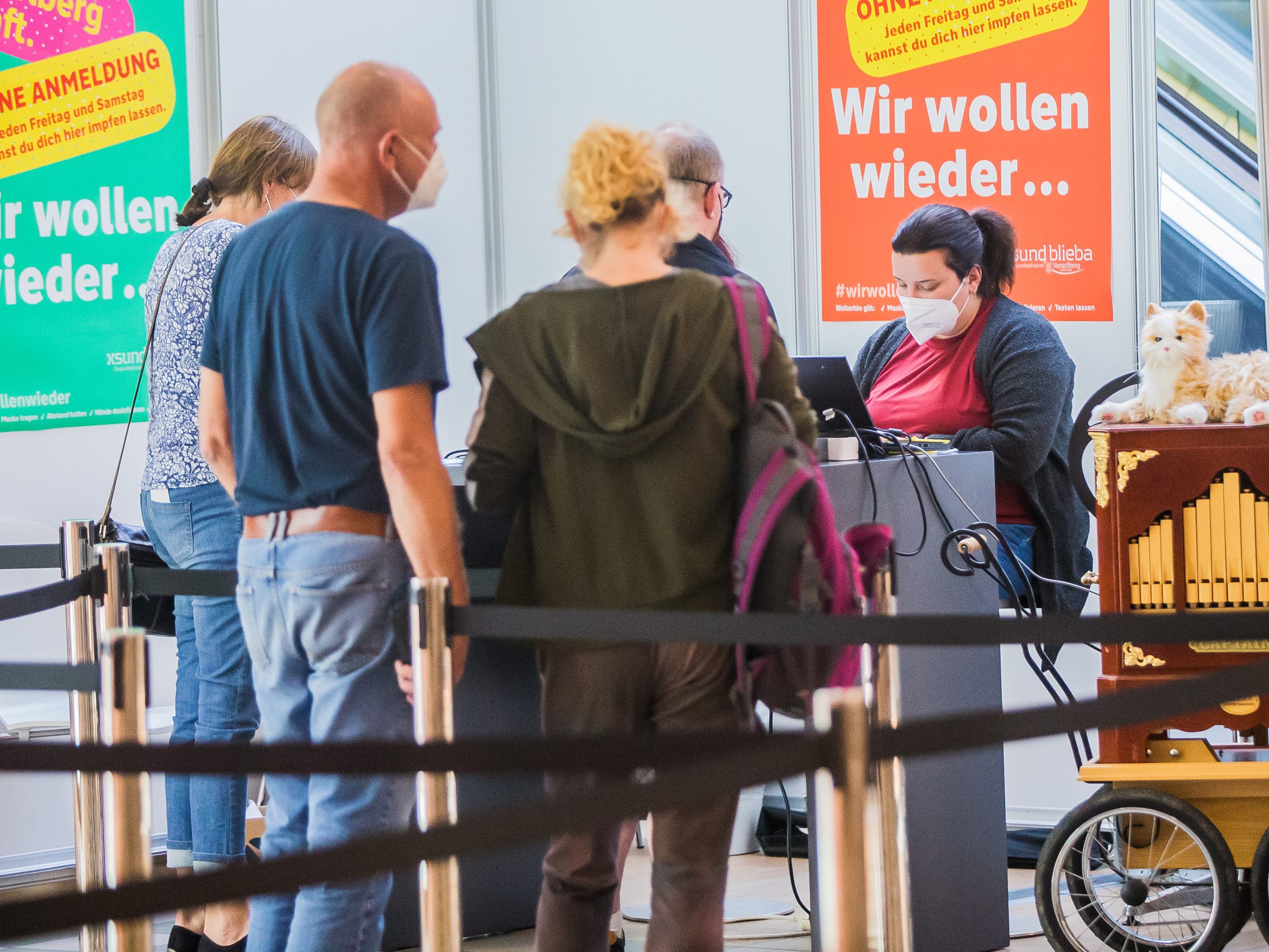 Die Impfkojen haben jetzt einheitlich geöffnet.