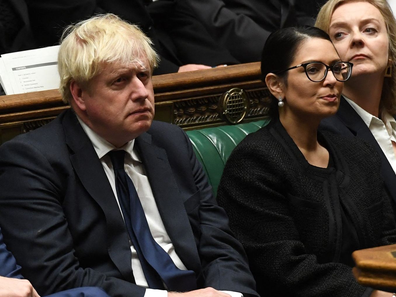 Premierminister Boris Johnson und Innenministerin Priti Patel