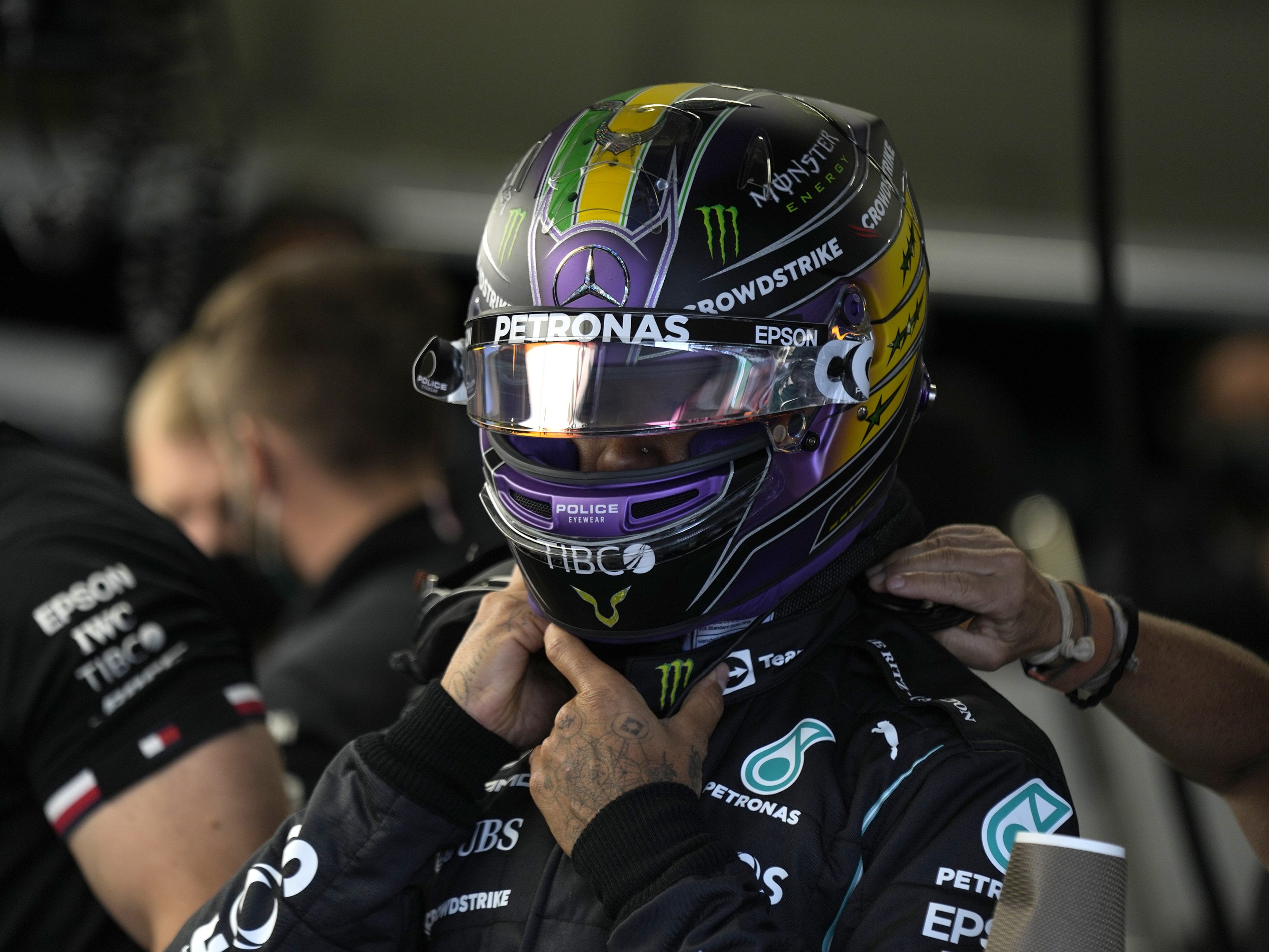 Lewis Hamilton startet im Sprint auf P1.