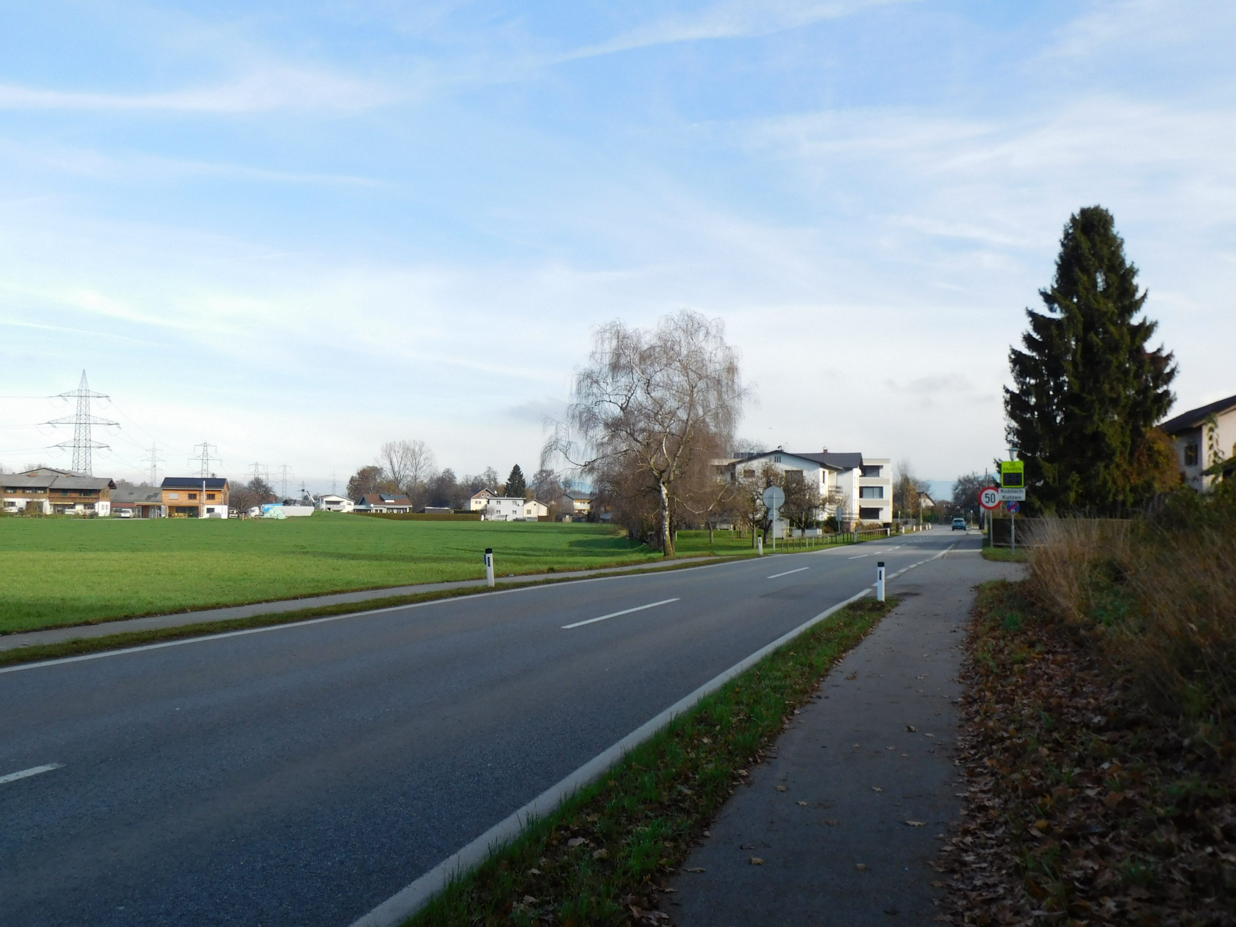 Im Bereich Koblach Kutzen entsteht ein neues Wohnquartier mit fünf Gebäuden