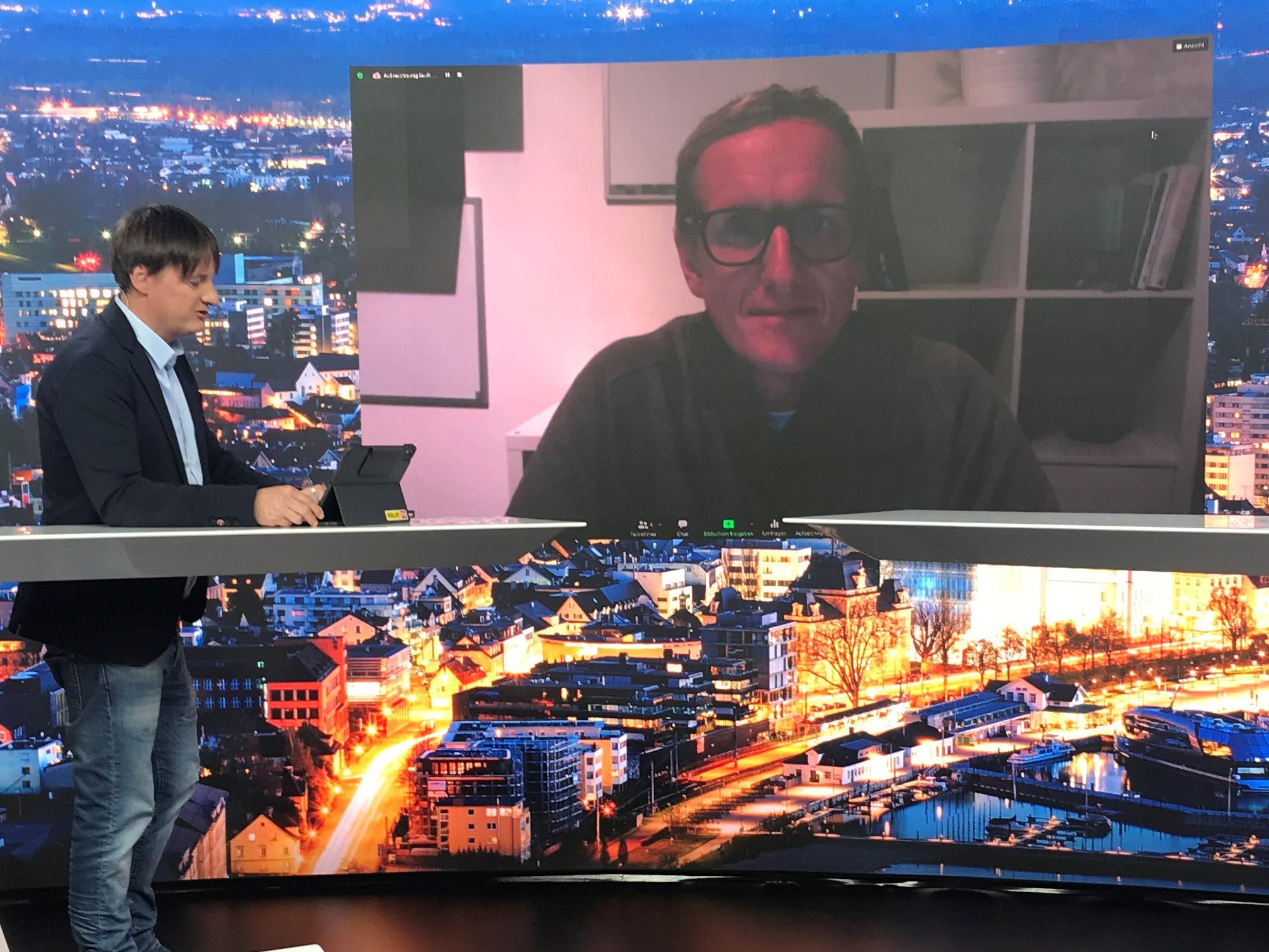 Johannes Huber zu Gast bei "Vorarlberg LIVE".