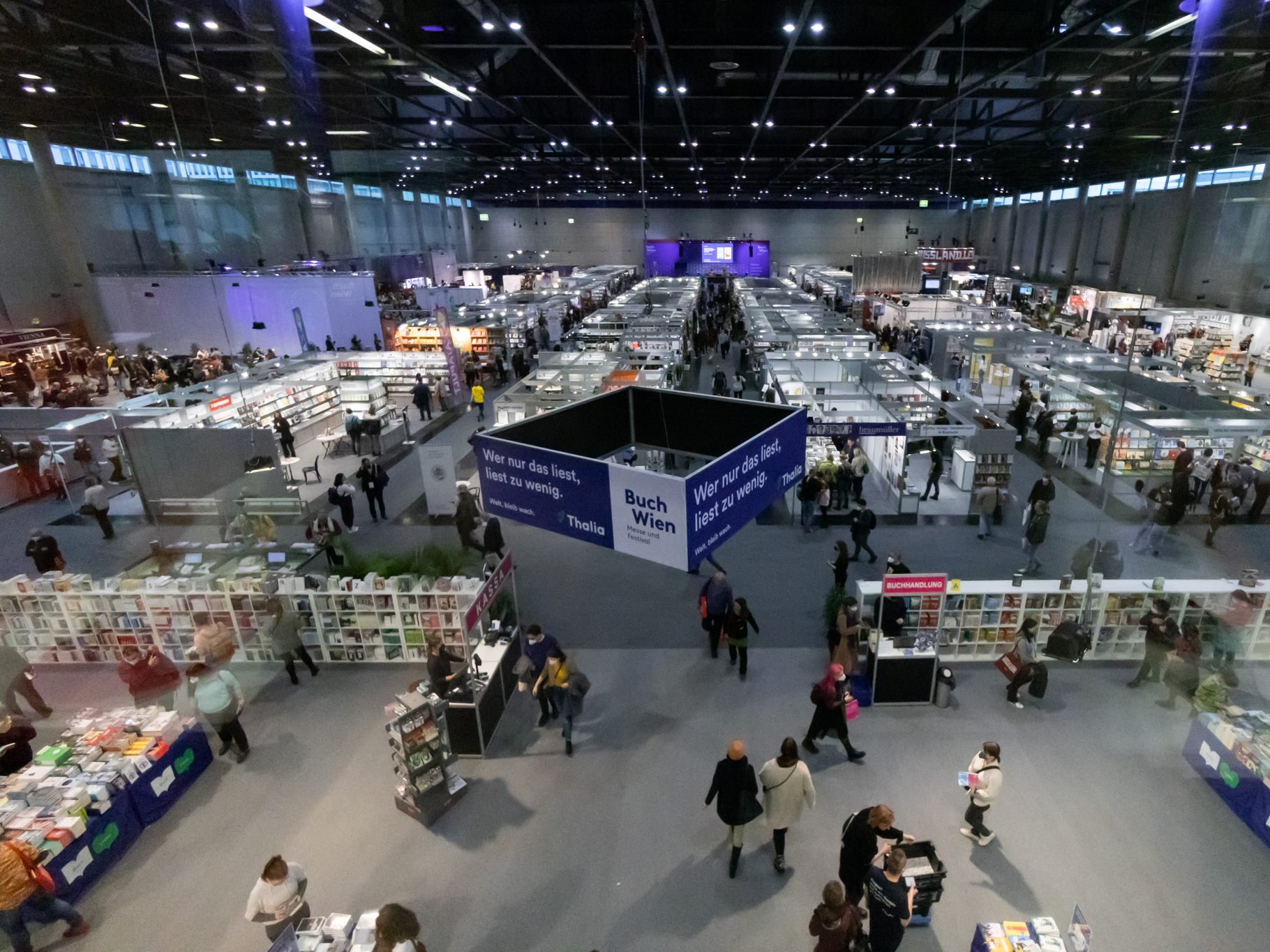 Die Messe "Buch Wien" lockte 41.000 Besucher an. Die Messe "Buch Wien" lockte 41.000 Besucher an.