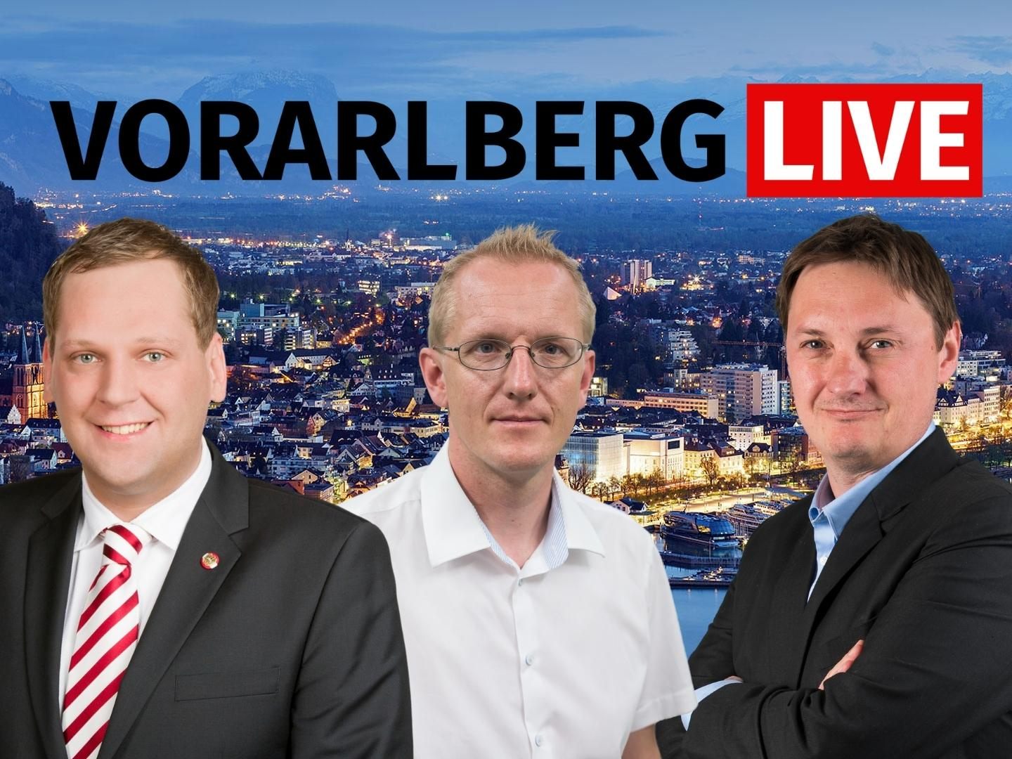 Philip Kucher und Johannes Huber zu Gast bei "Vorarlberg LIVE". Philip Kucher und Johannes Huber zu Gast bei "Vorarlberg LIVE".