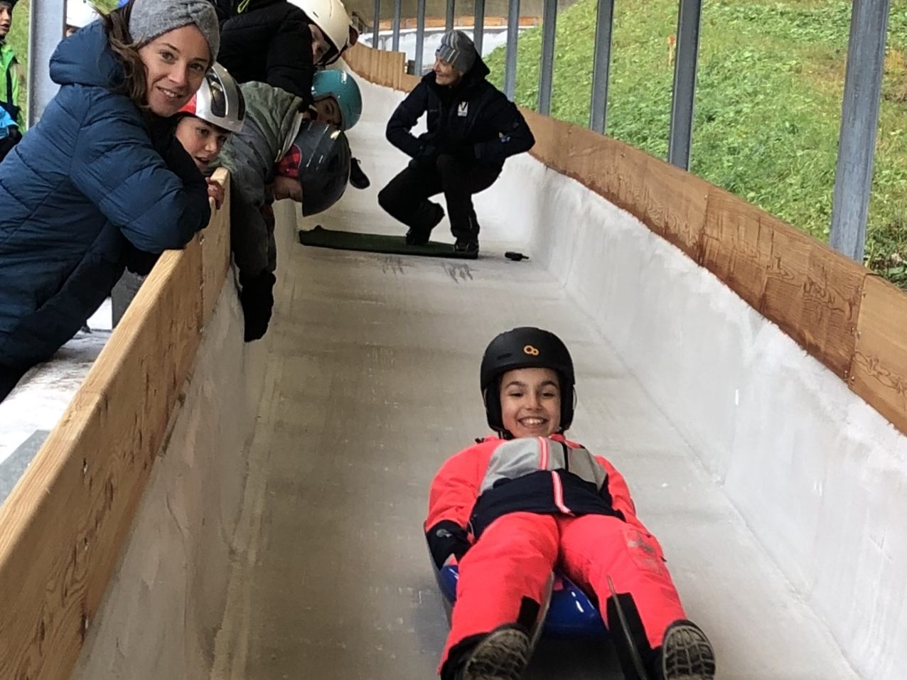 Schulsport im neuen Bludenzer Eiskanal Schulsport im neuen Bludenzer Eiskanal
