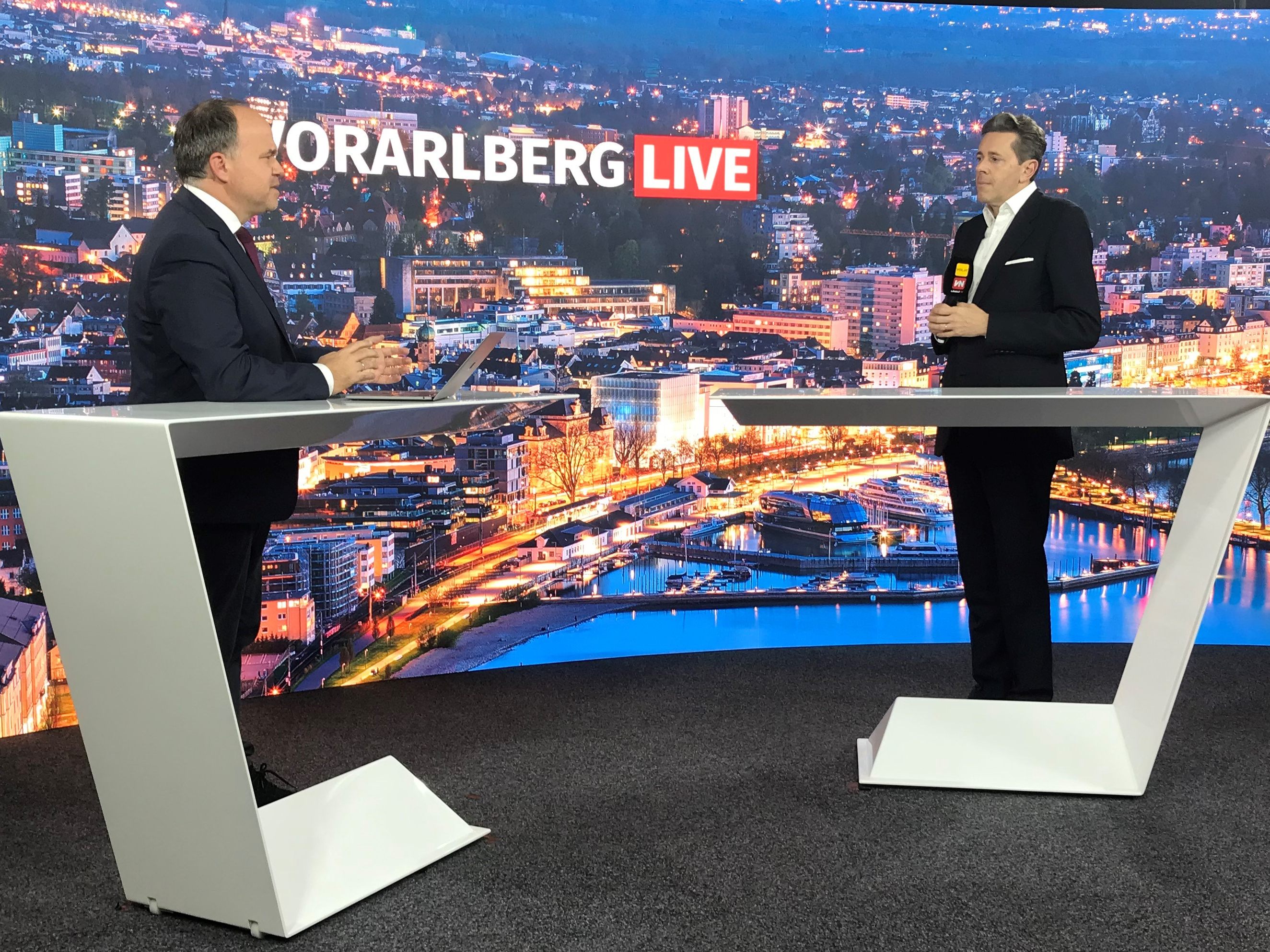 WKO-Präsident Harald Mahrer war zu Gast bei "Vorarlberg LIVE". WKO-Präsident Harald Mahrer war zu Gast bei "Vorarlberg LIVE".