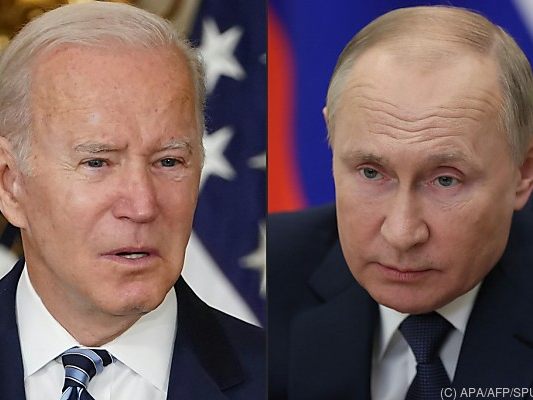 Joe Biden und Wladimir Putin sprechen am Donnerstag miteinander Joe Biden und Wladimir Putin sprechen am Donnerstag miteinander
