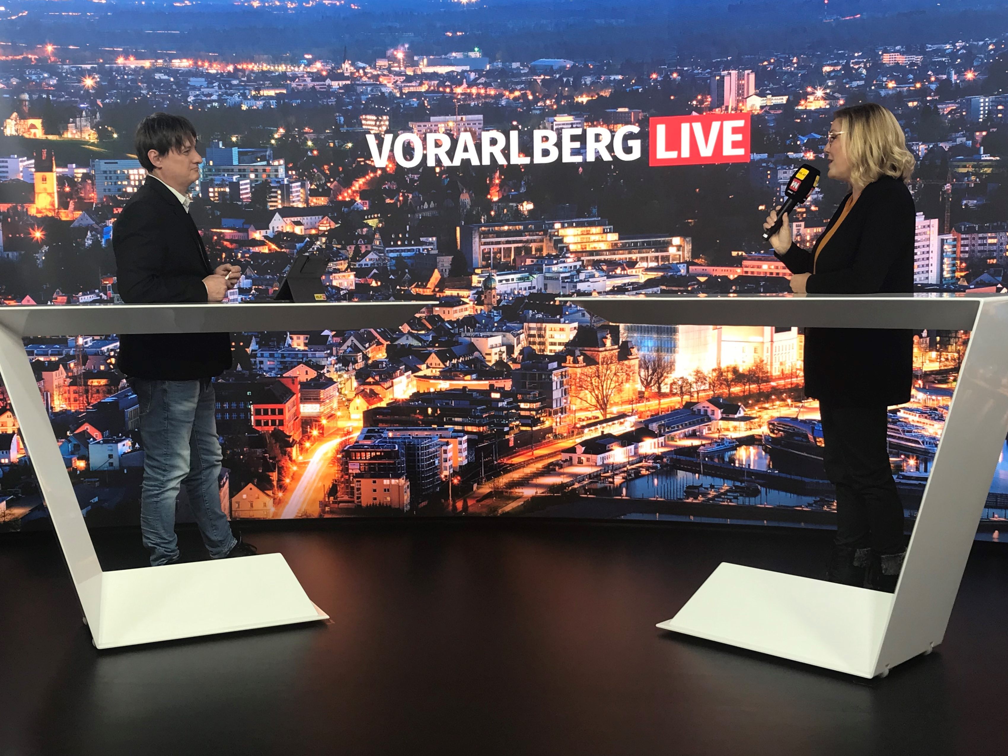 Politikwissenschaftlerin Kathrin Stainer-Hämmerle bei "Vorarlberg LIVE". Politikwissenschaftlerin Kathrin Stainer-Hämmerle bei "Vorarlberg LIVE".
