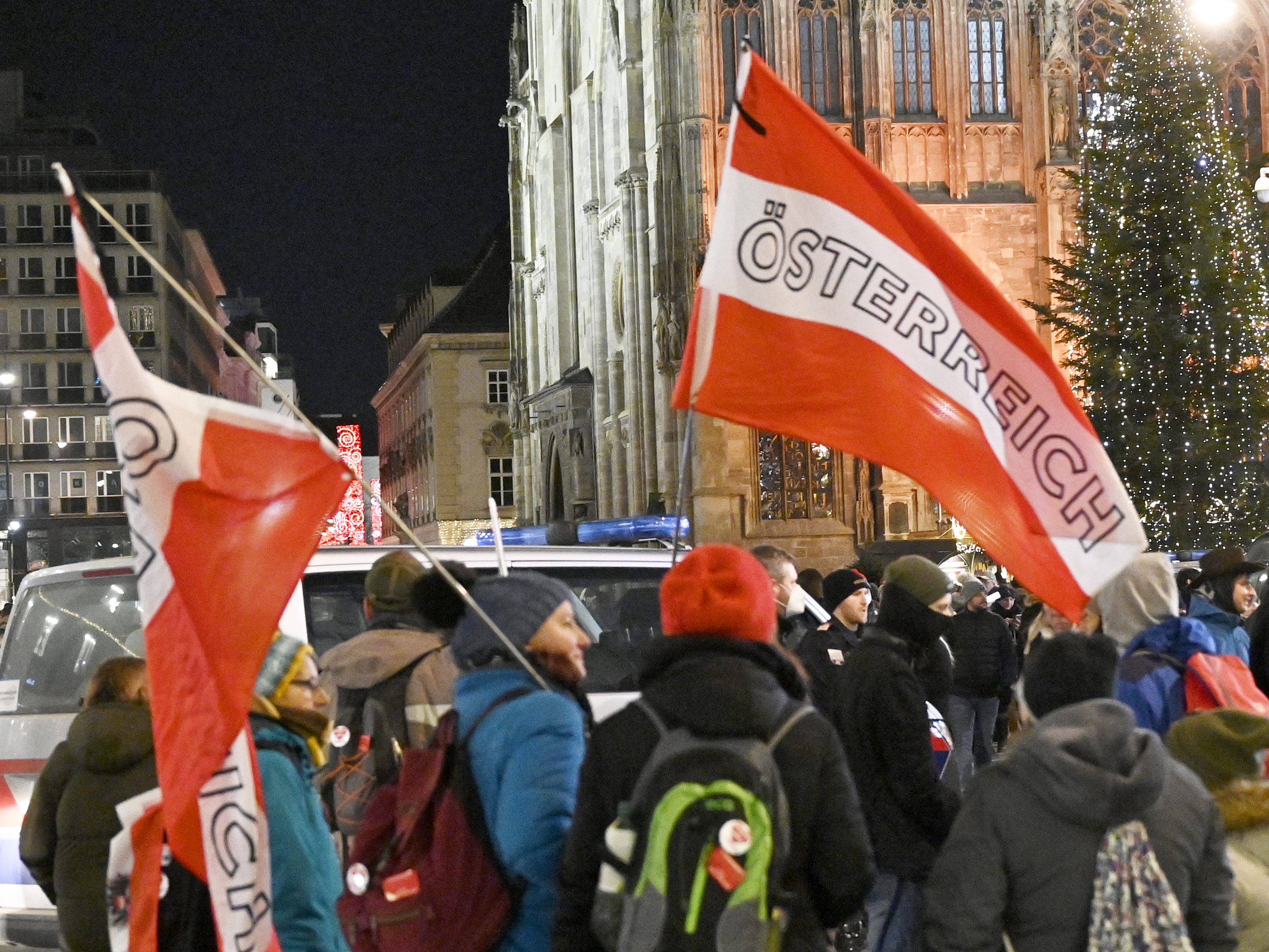 Laut Polizei kam keine einzige Demo gegen die Corona-Maßnahmen in Wien auf 450.000 Teilnehmer.