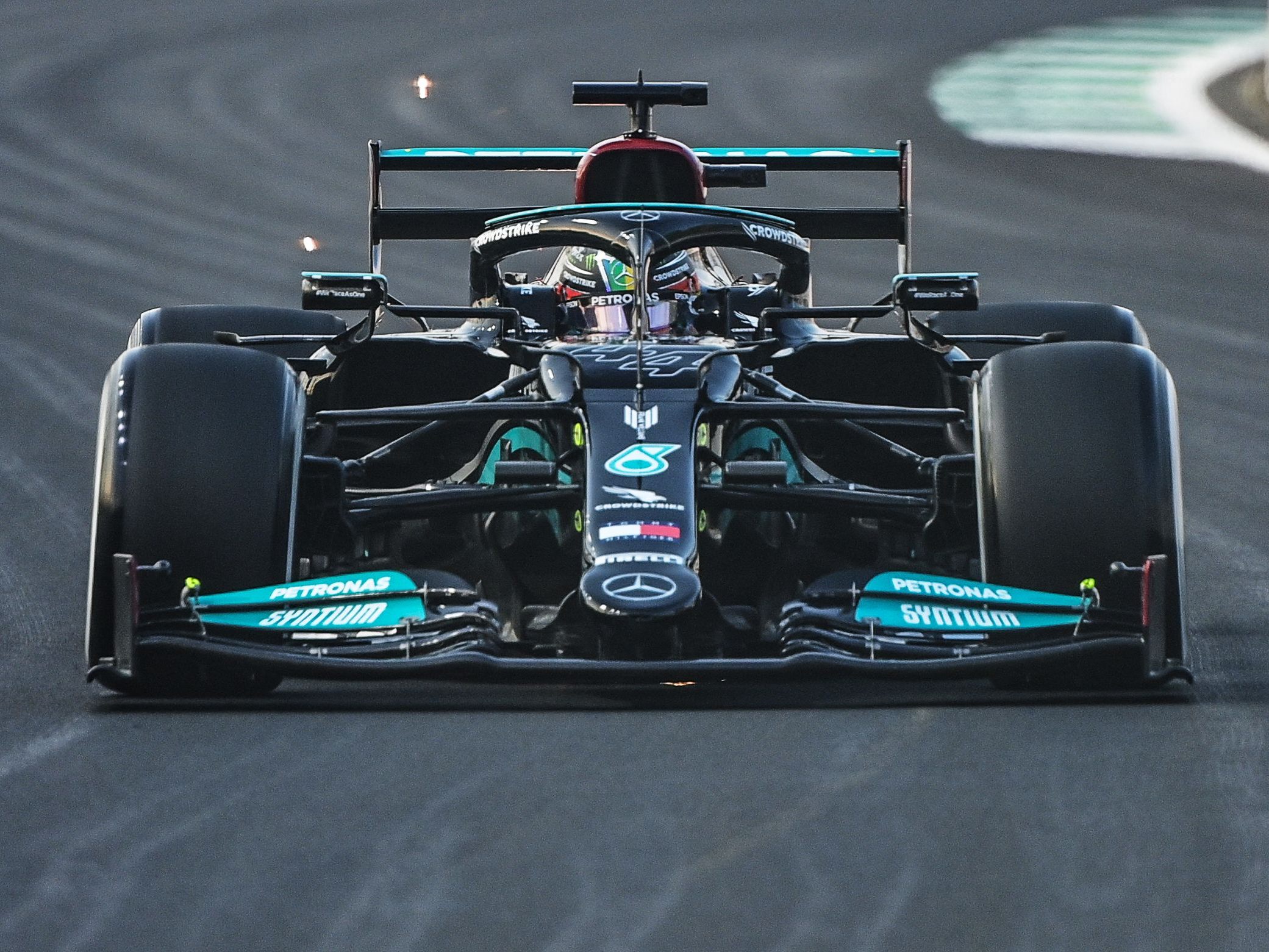 Beim Training in Jeddah war Lewis Hamilton der Schnellste. Beim Training in Jeddah war Lewis Hamilton der Schnellste.