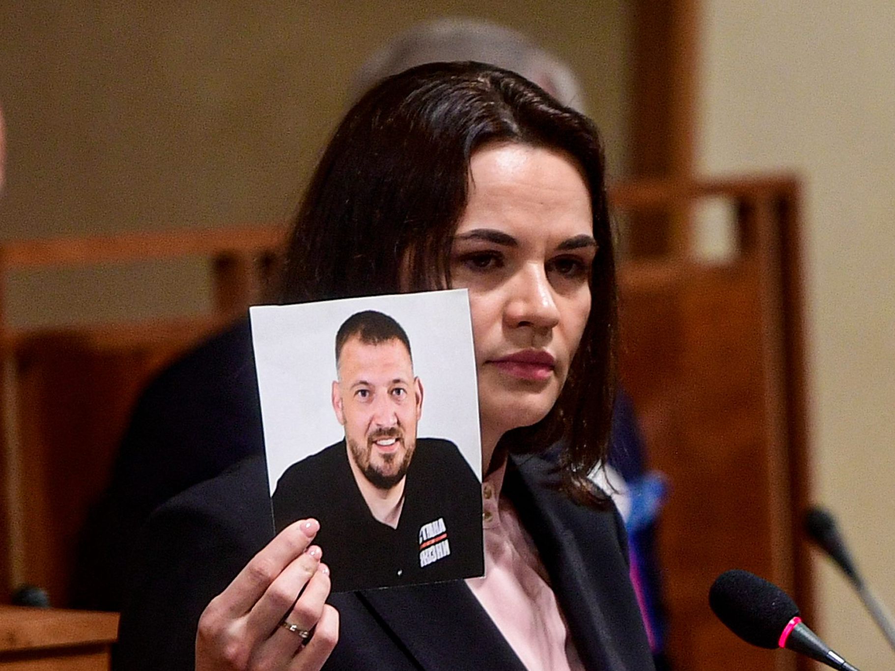 Die belarussische Oppositionsführerin Swetlana Tichanowskaja