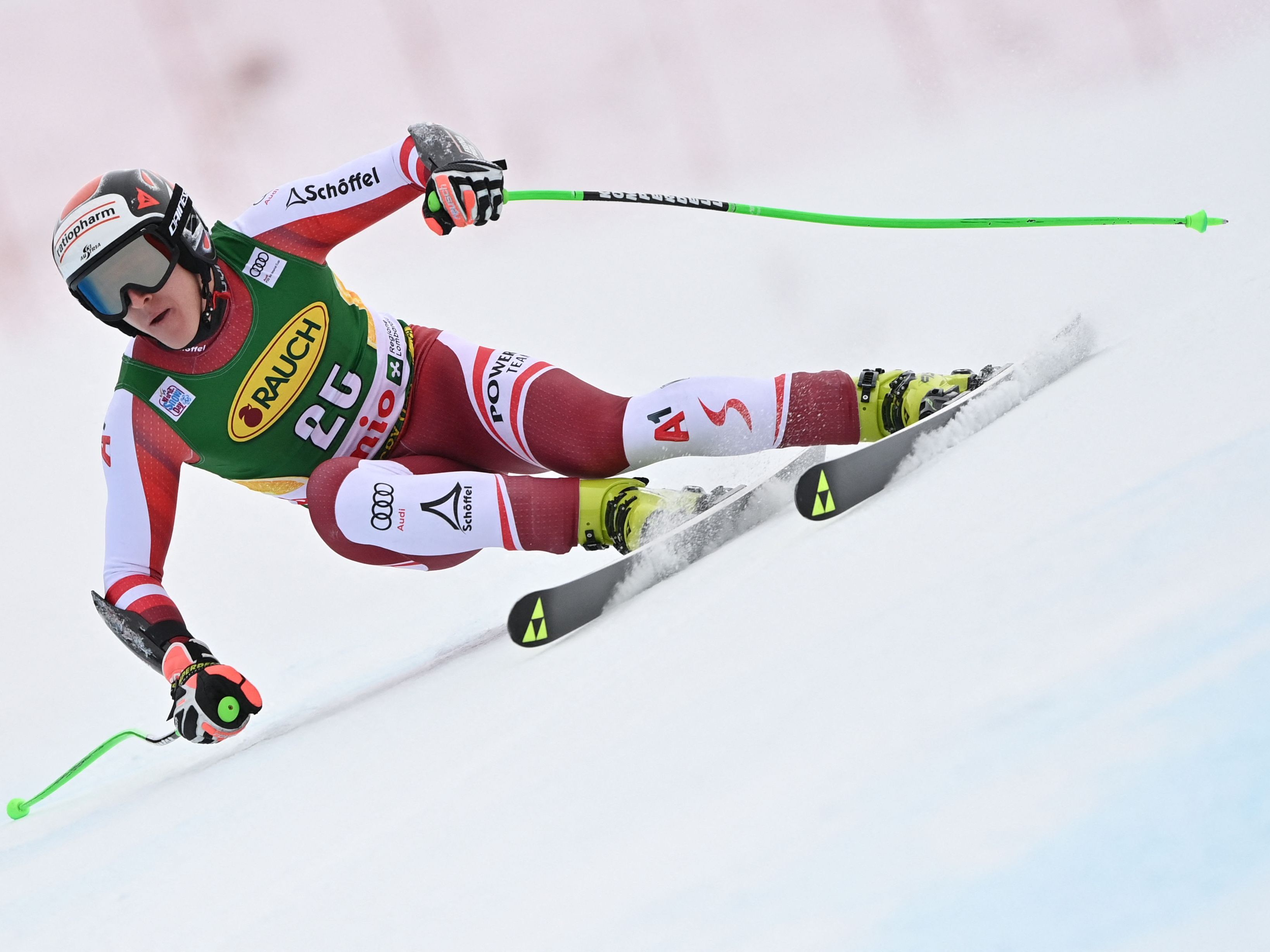 Raphael Haaser schaffte es im Super G auf Rang 2.