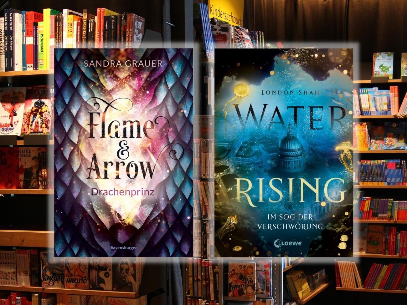 "Flame & Arrow" und "Water Rising (Band 2)" sind unter den heutigen fünf Buchempfehlungen. "Flame & Arrow" und "Water Rising (Band 2)" sind unter den heutigen fünf Buchempfehlungen.