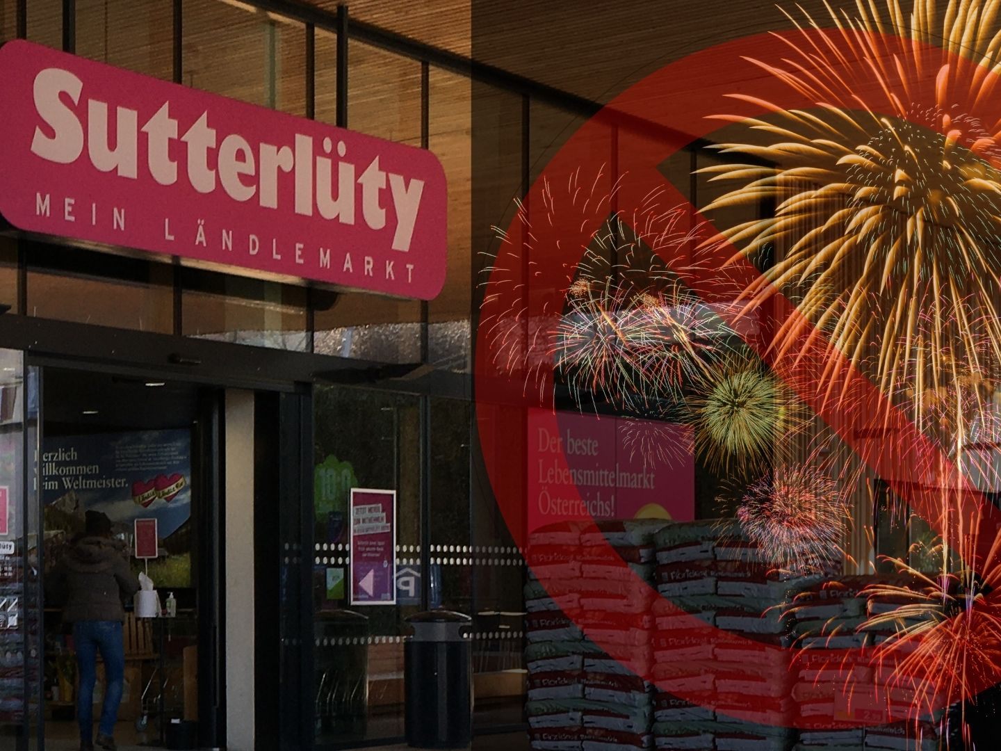 Im Sutterlüty wird dieses Jahr kein Feuerwerk verkauft. Im Sutterlüty wird dieses Jahr kein Feuerwerk verkauft.