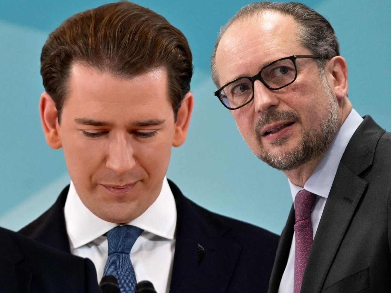 Blümel und Kurz sind weg, Schallenberg stellt das Kanzleramt zur Verfügung. Blümel und Kurz sind weg, Schallenberg stellt das Kanzleramt zur Verfügung.