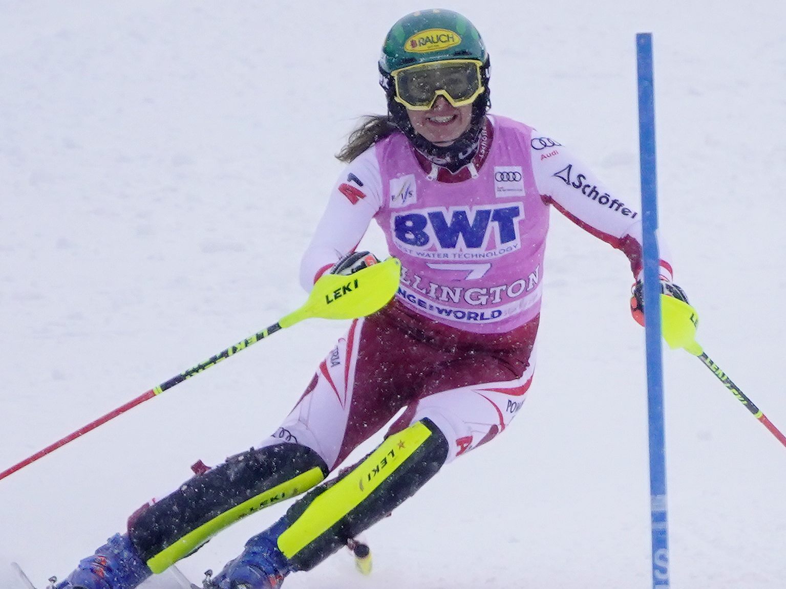 Auch Katharina Liensberger möchte in Lienz auf das Podest.
