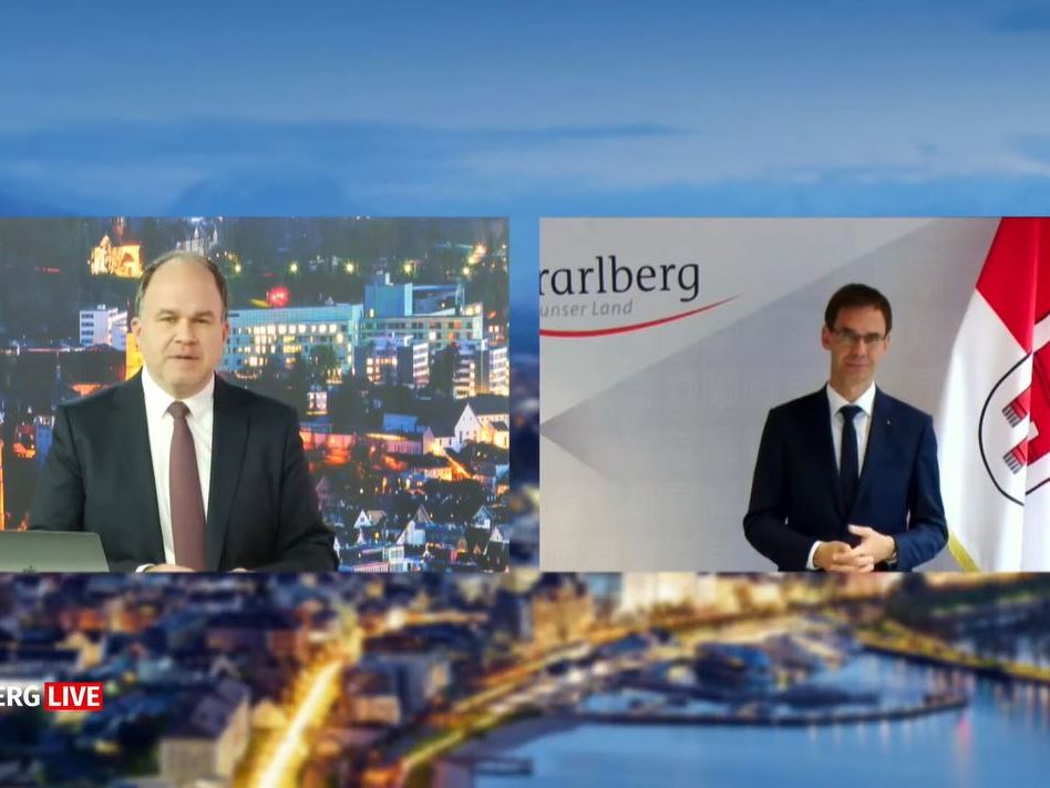 Markus Wallner war zu Gast bei der "Vorarlberg LIVE"-Sondersendung. Markus Wallner war zu Gast bei der "Vorarlberg LIVE"-Sondersendung.