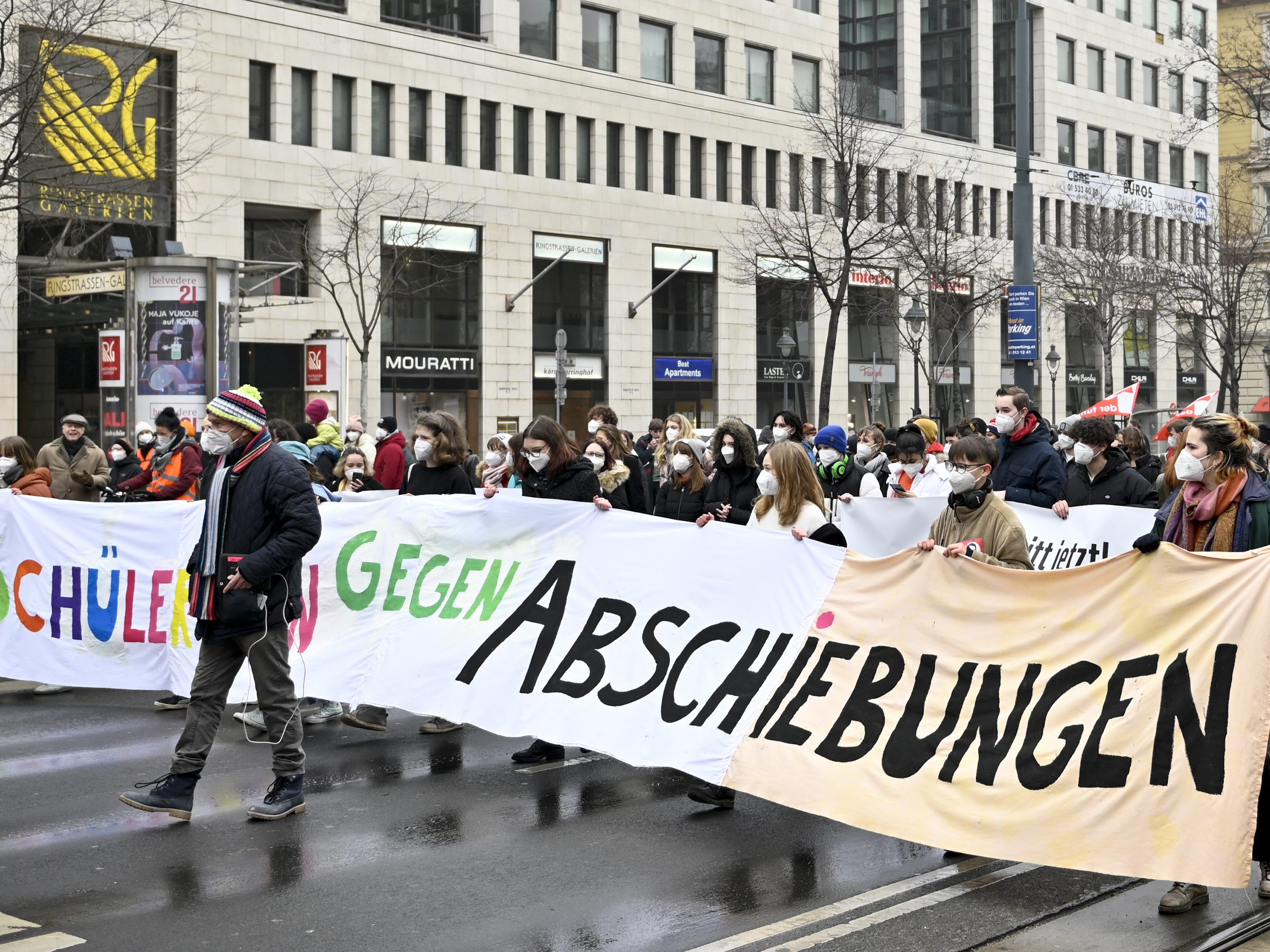 Gegen die Abschiebung wurde demonstriert.