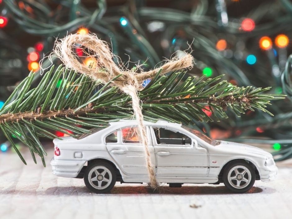 Christbaum muss wie jedes Ladegut vorschriftsmäßig transportiert werden.