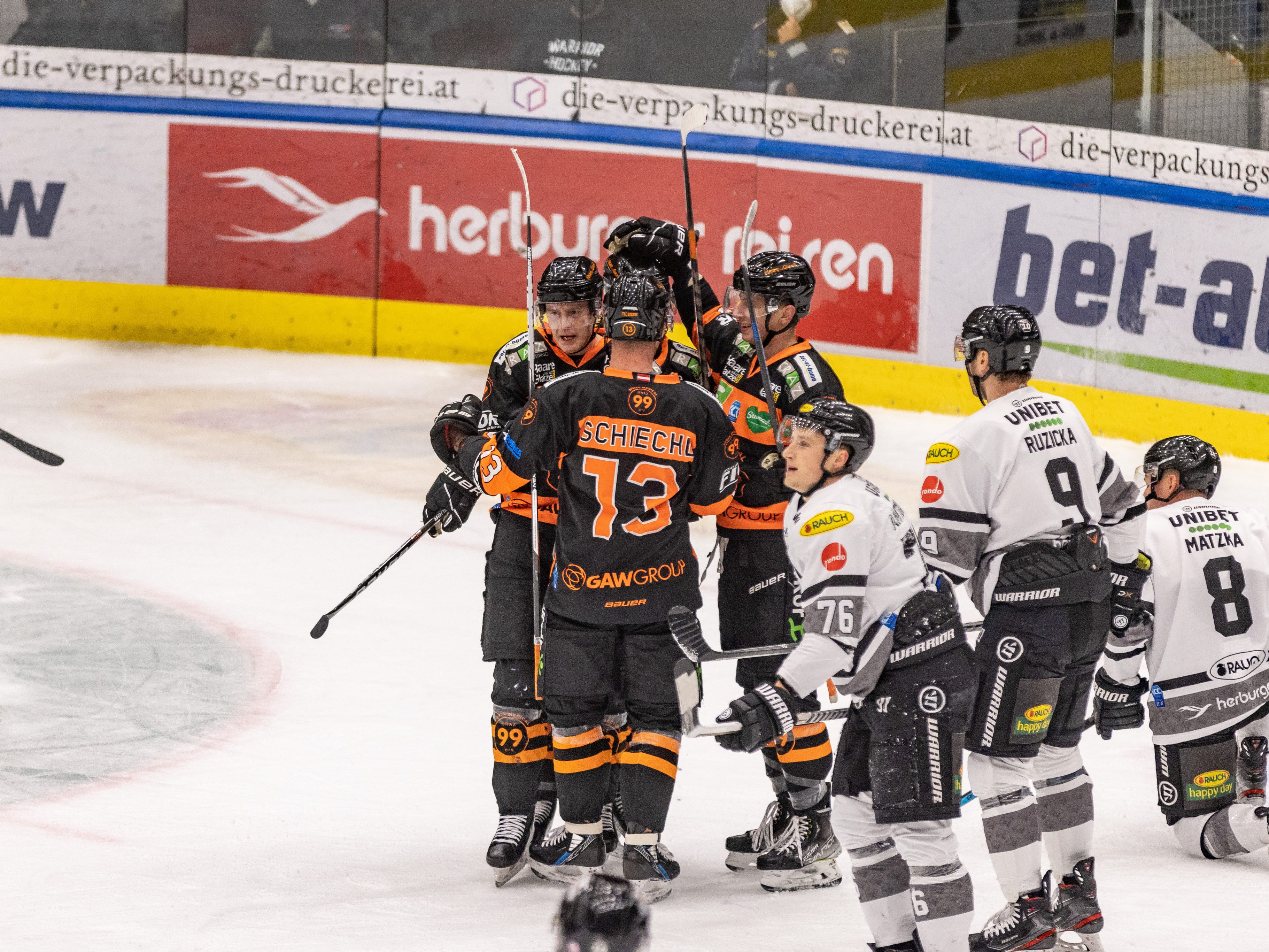 Jubel bei den Graz 99ers