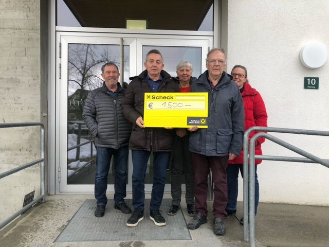 Scheckübergabe Seniorenbund Lustenau