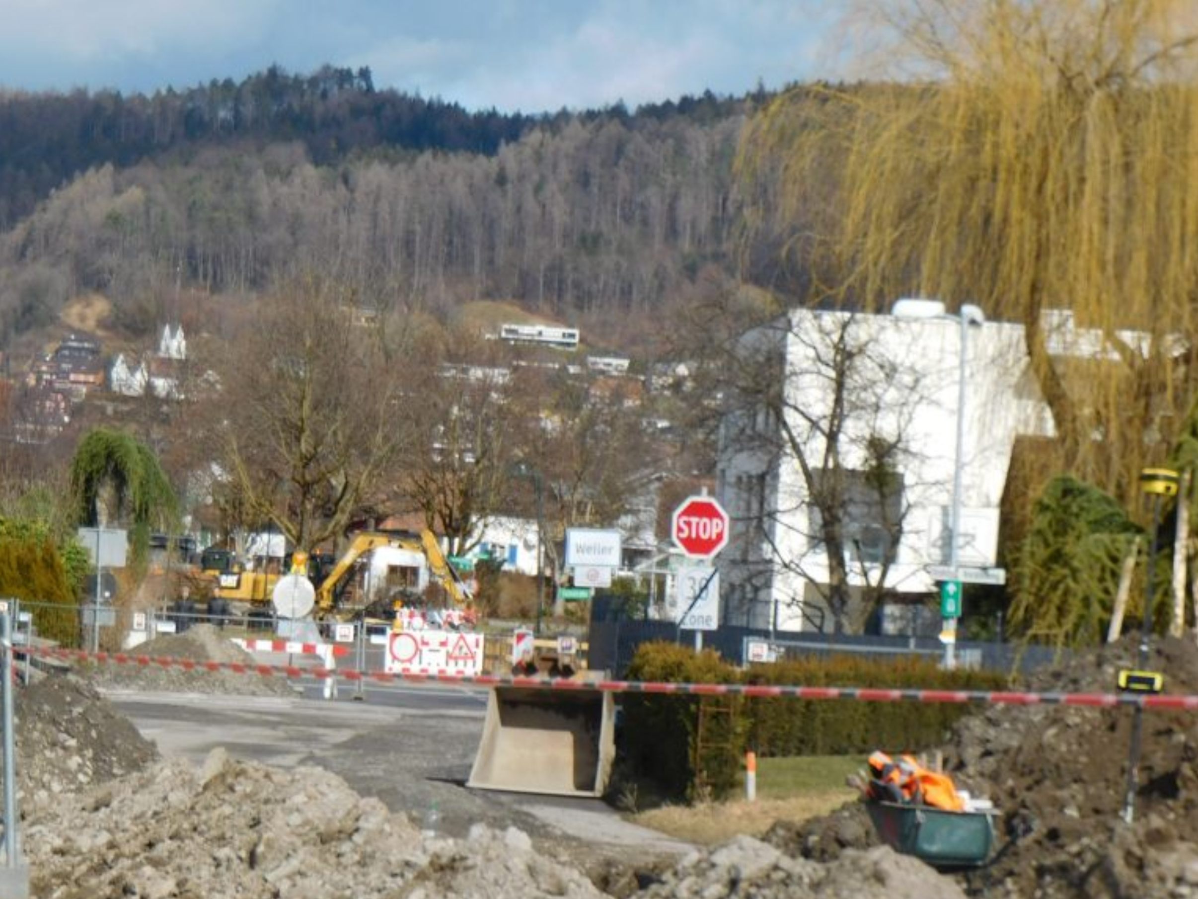 In diesem Jahr wurden die Leitungen im Unterdorf erneuert