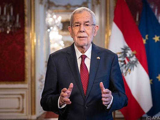 Bundespräsident hielt TV-Neujahrsansprache